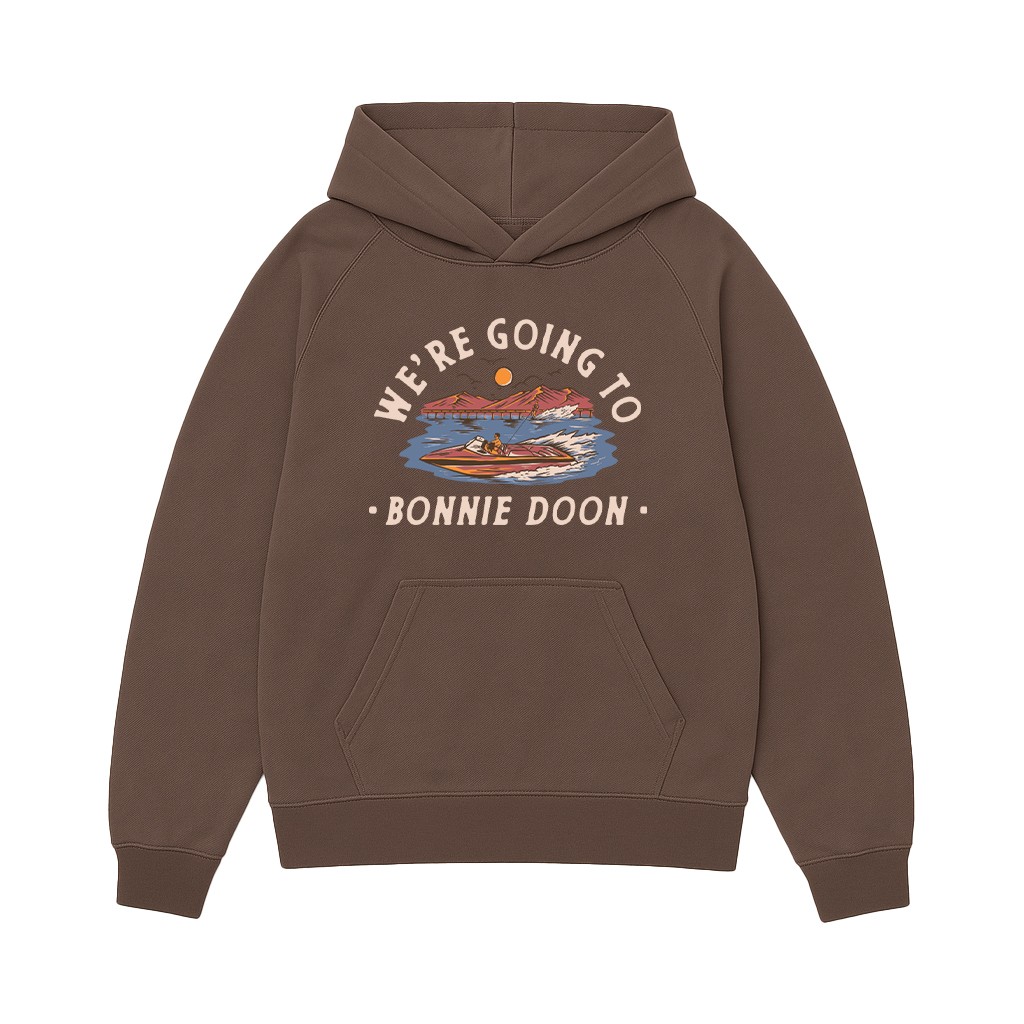 BONNIE DOON DARK BROWN HOODIE BONNIE DOON DARK BROWN HOODIE