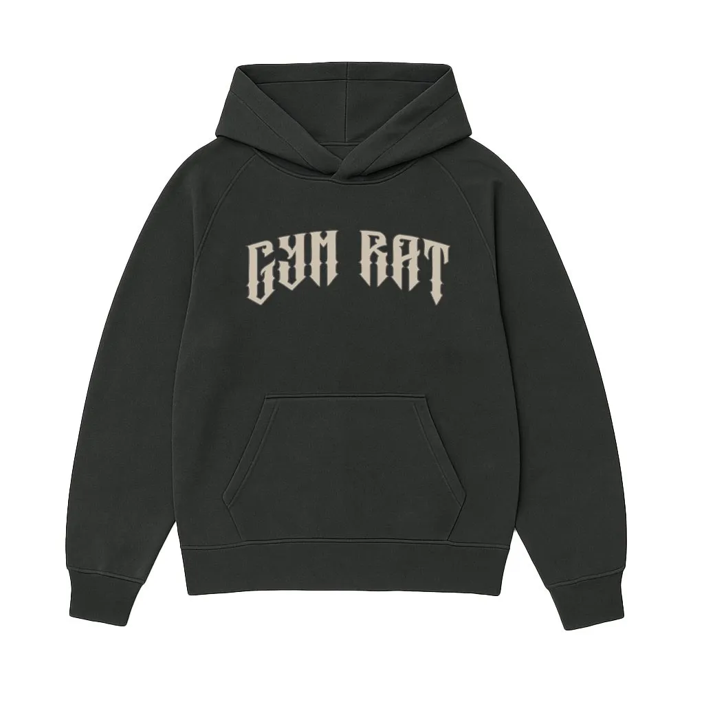 GYM RAT GRAPHITE HOODIE
