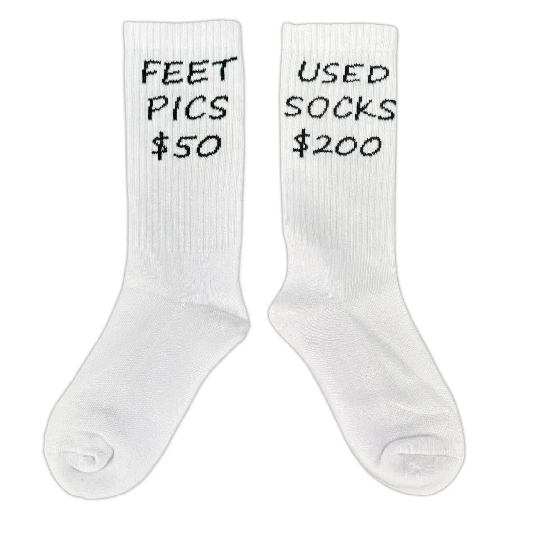 FEET PICS WHITE SOCKS