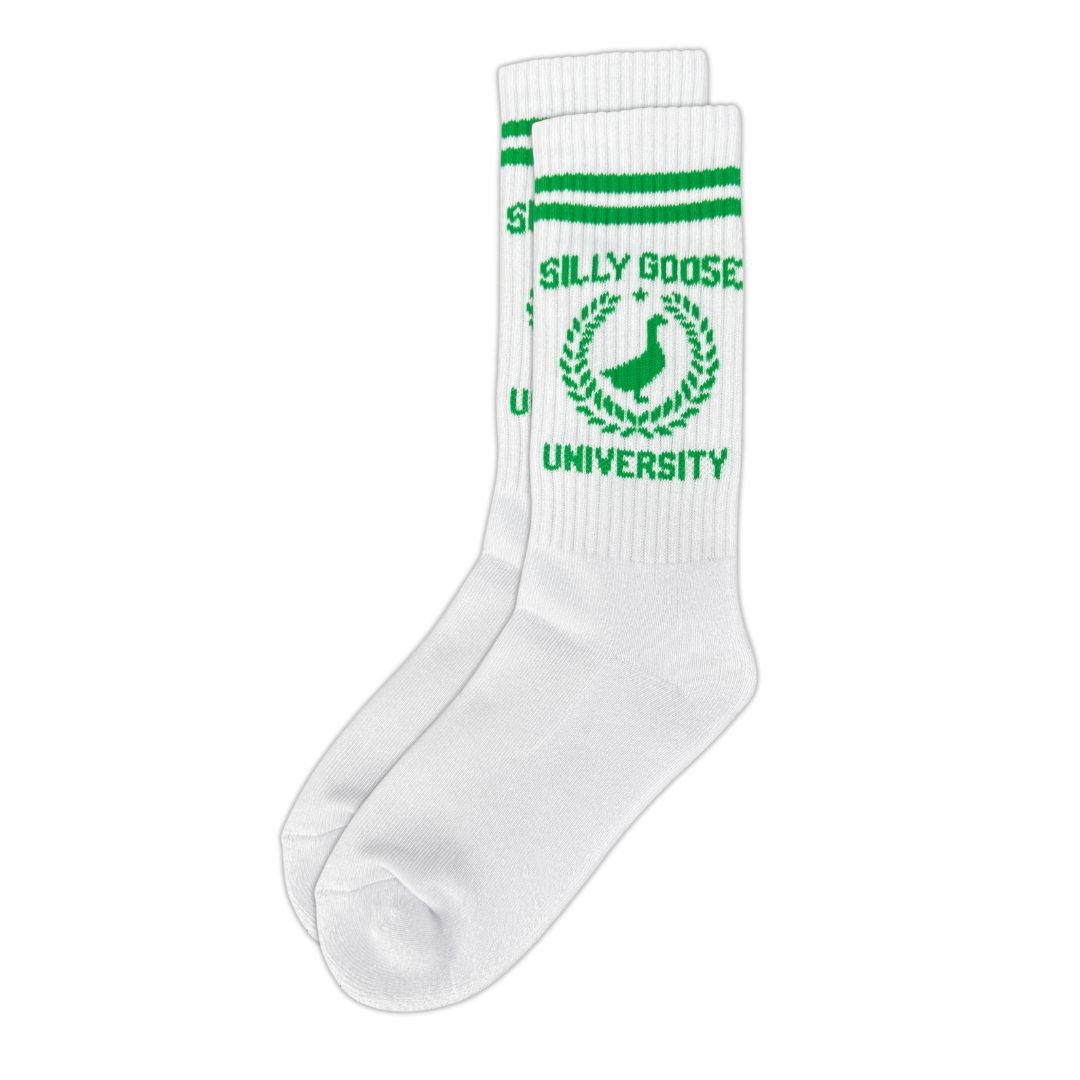SILLY GOOSE WHITE SOCKS SILLY GOOSE WHITE SOCKS