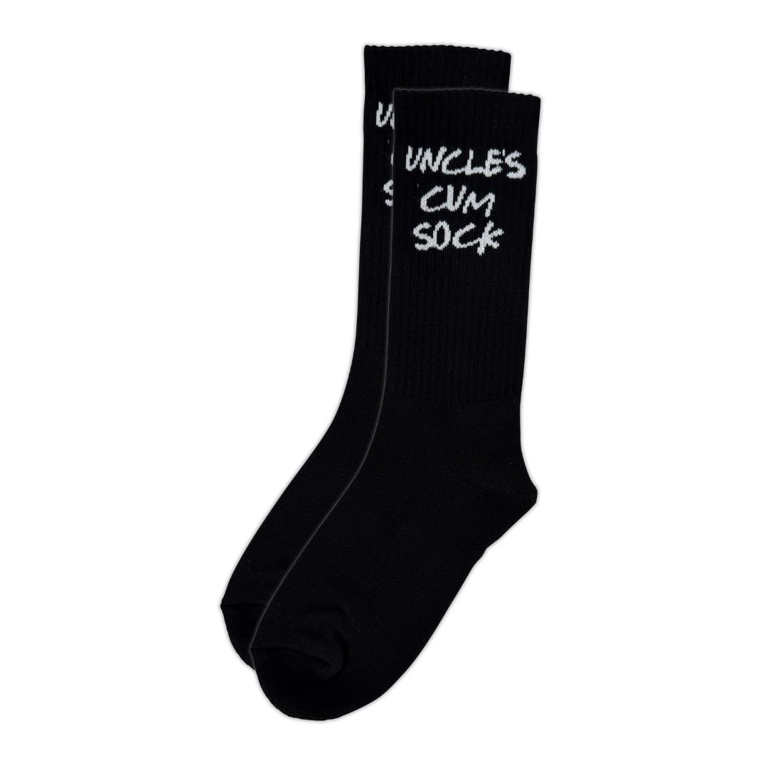 UNCLE'S CUM SOCKS BLACK