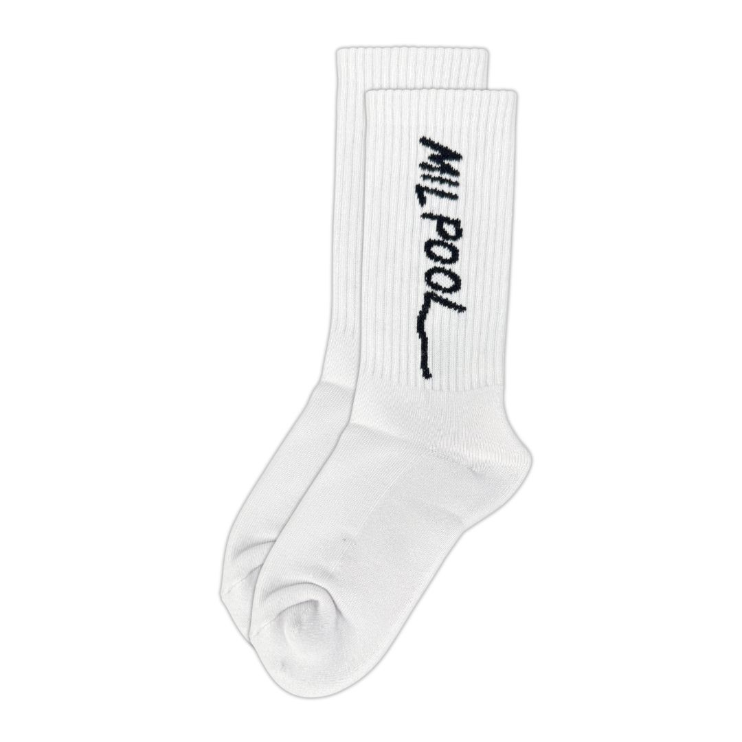 MILPOOL WHITE SOCKS MILPOOL WHITE SOCKS