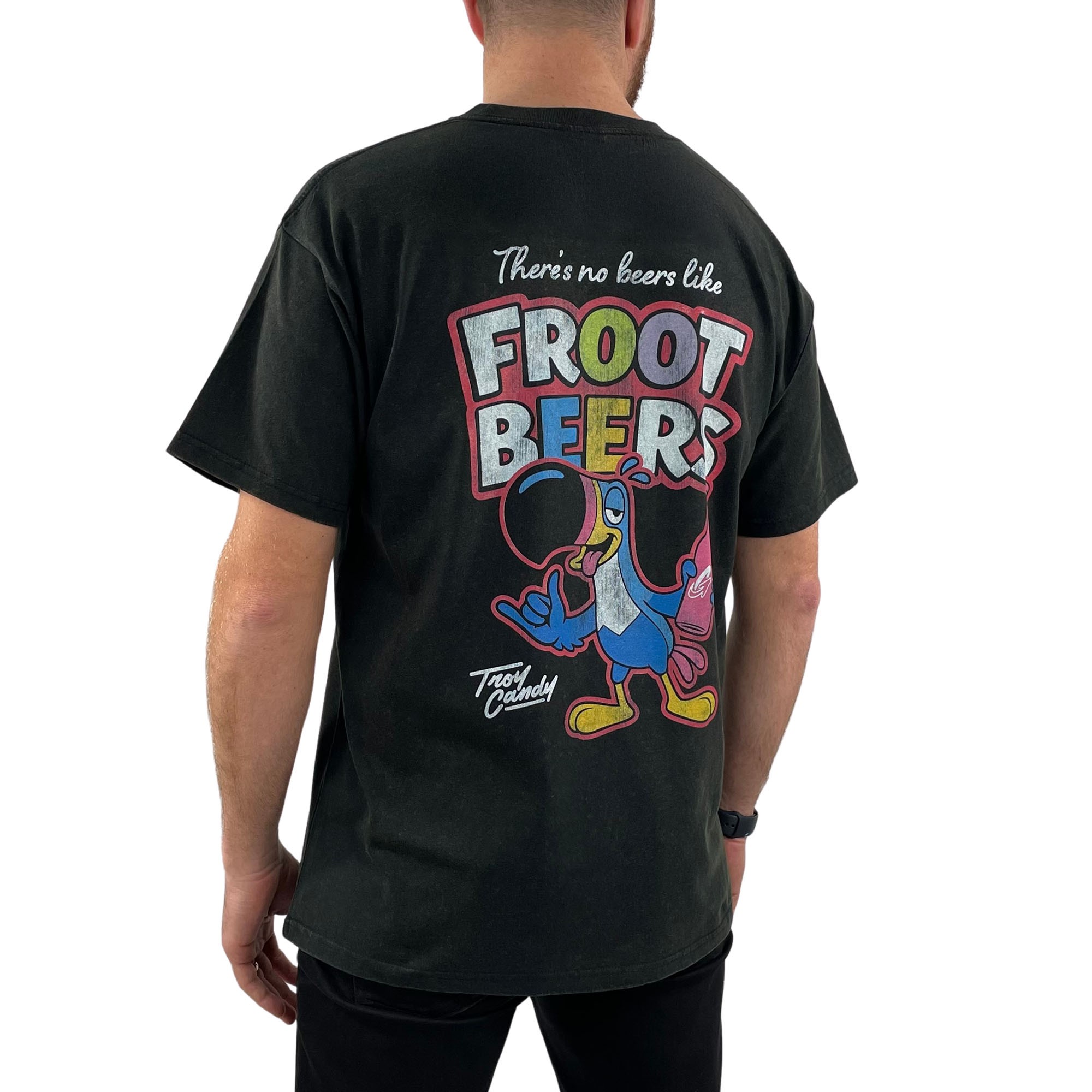 VINTAGE FROOT BEERS FRONT AND BACK T-SHIRT