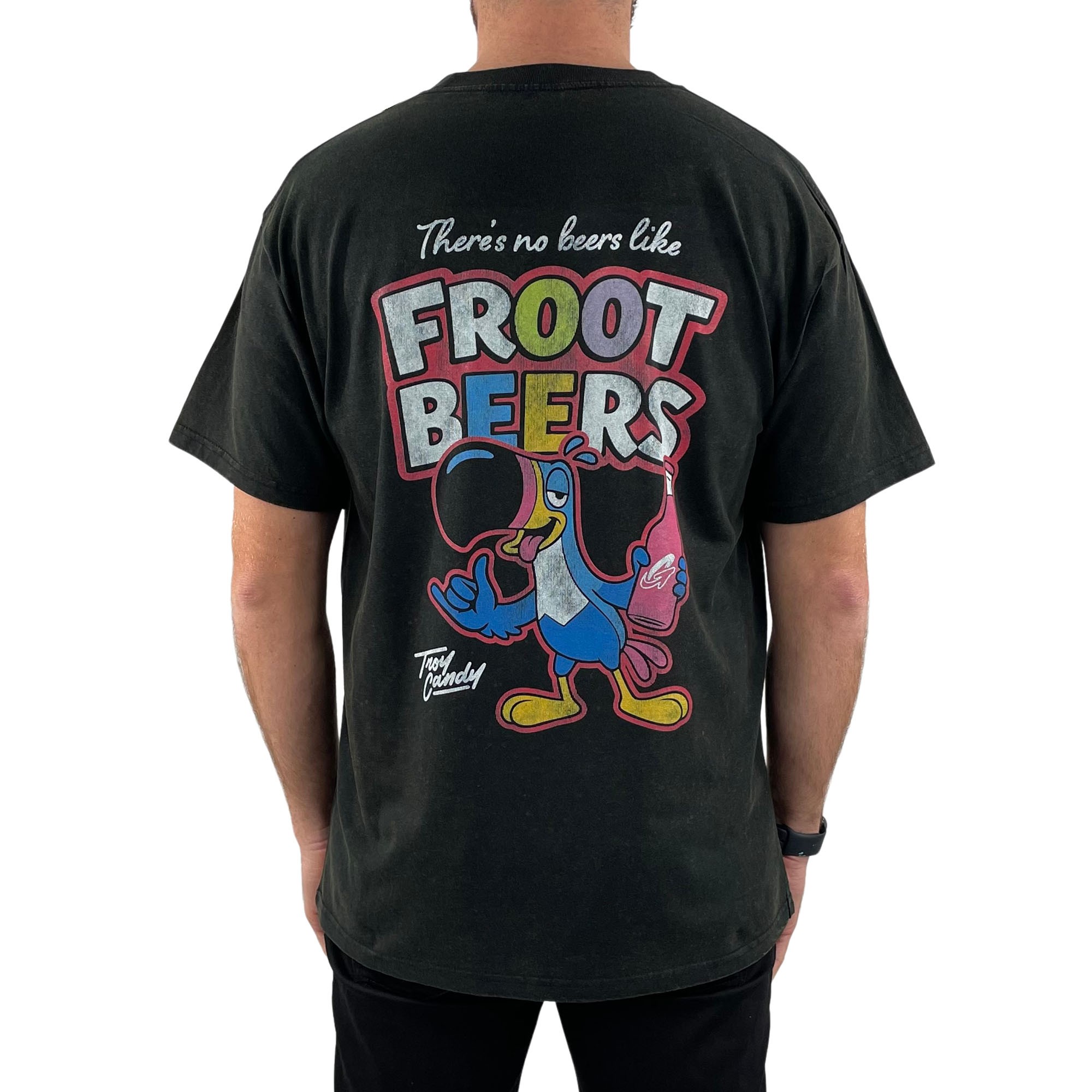 VINTAGE FROOT BEERS FRONT AND BACK T-SHIRT