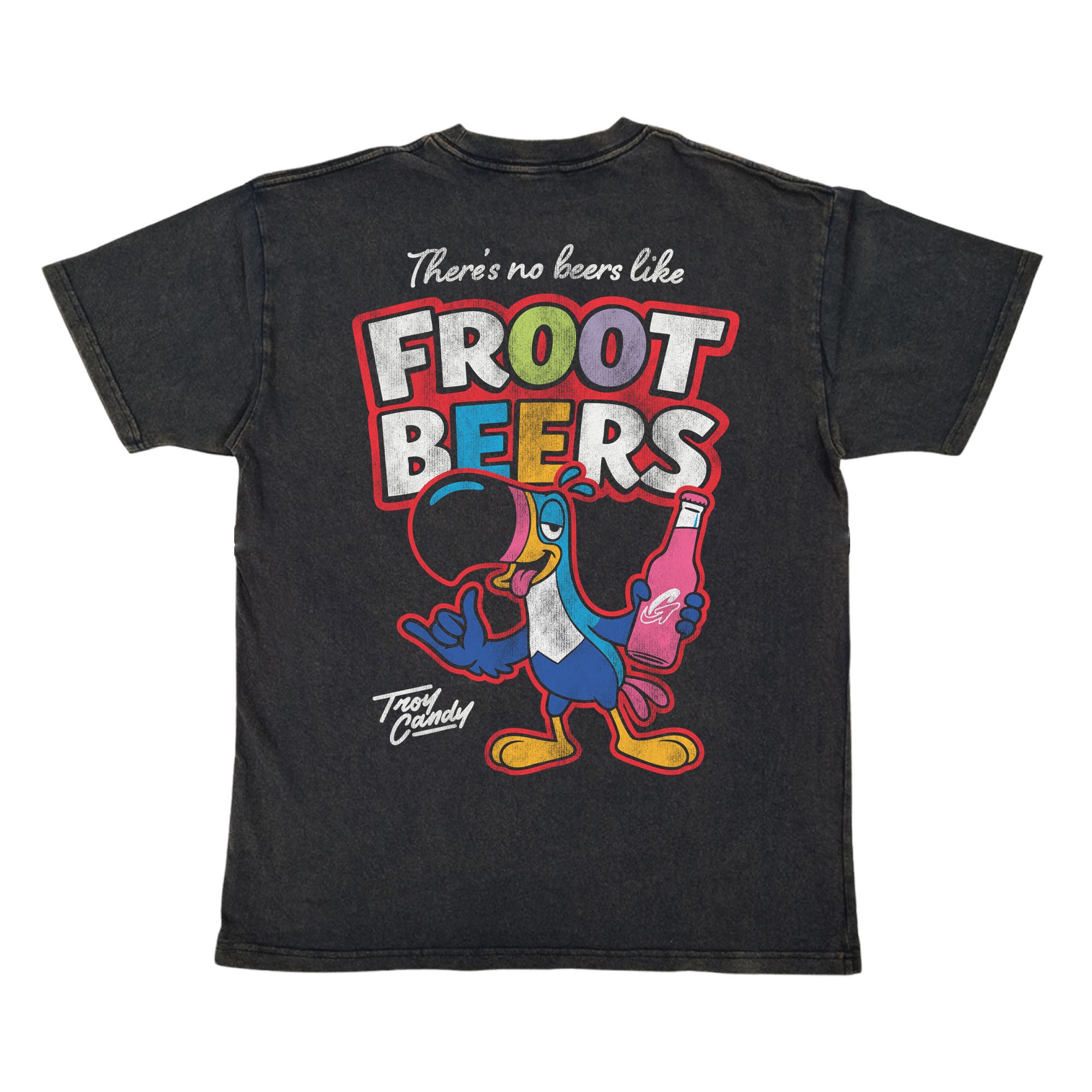 VINTAGE FROOT BEERS FRONT AND BACK T-SHIRT