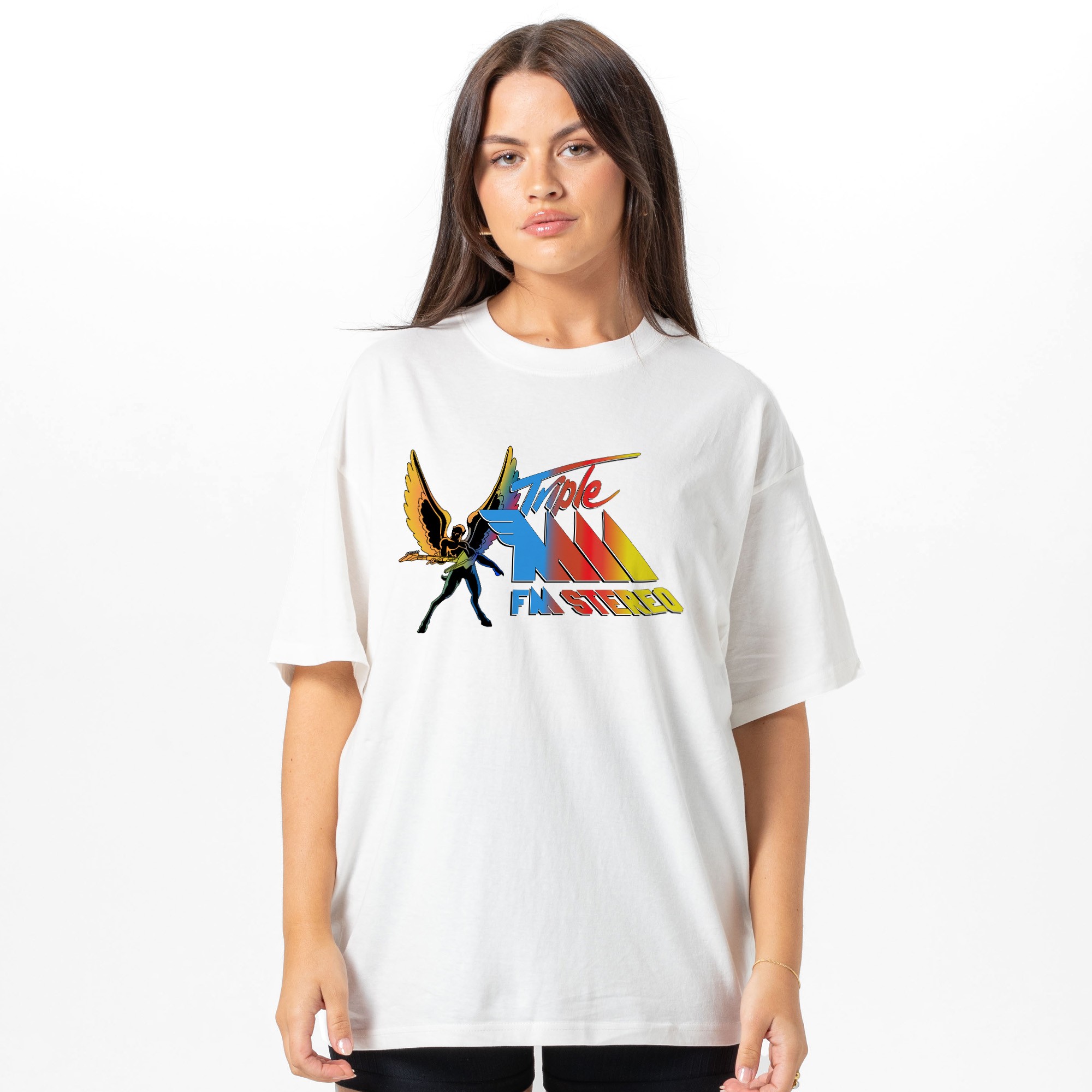 FM STEREO WHITE TEE