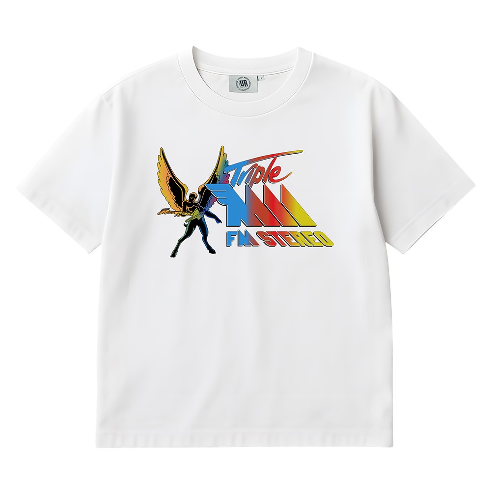 FM STEREO WHITE TEE FM STEREO WHITE TEE