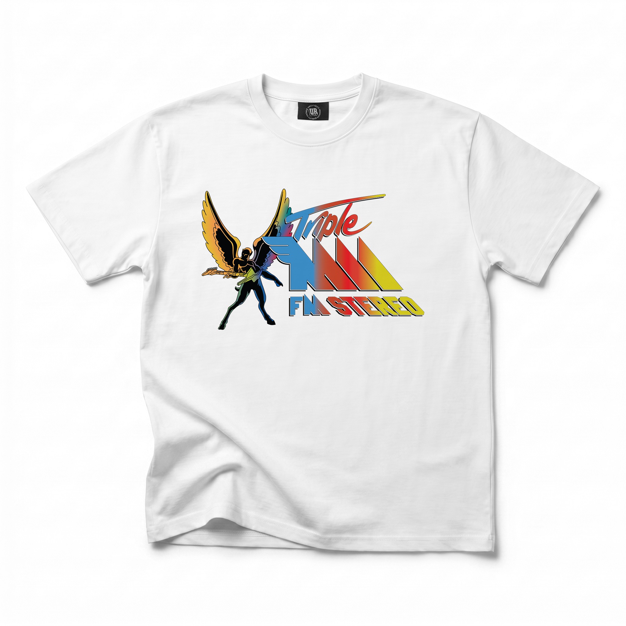 FM STEREO WHITE TEE FM STEREO WHITE TEE