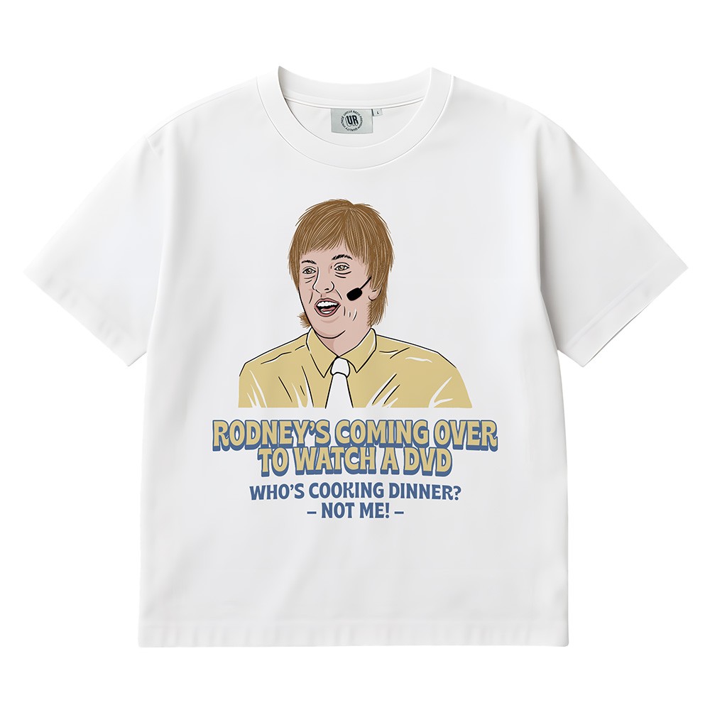 RODNEY'S COMING OVER WHITE TEE RODNEY'S COMING OVER WHITE TEE