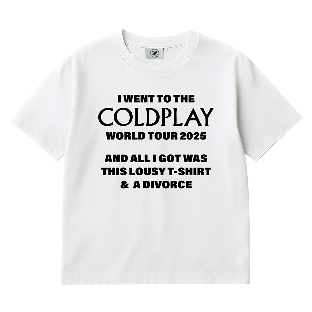 LOUSY T-SHIRT & A DIVORCE WHITE TEE