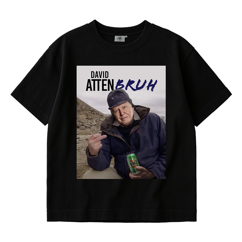 ATTENBRUH BLACK TEE, Attenbruh Black T-Shirt ATTENBRUH BLACK TEE, Attenbruh Black T-Shirt