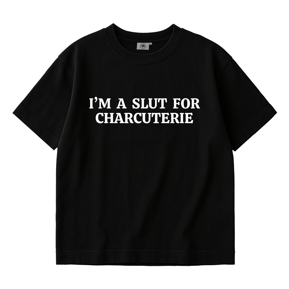 CHARCUTERIE BLACK TEE, Charcuterie Black T-Shirt CHARCUTERIE BLACK TEE, Charcuterie Black T-Shirt