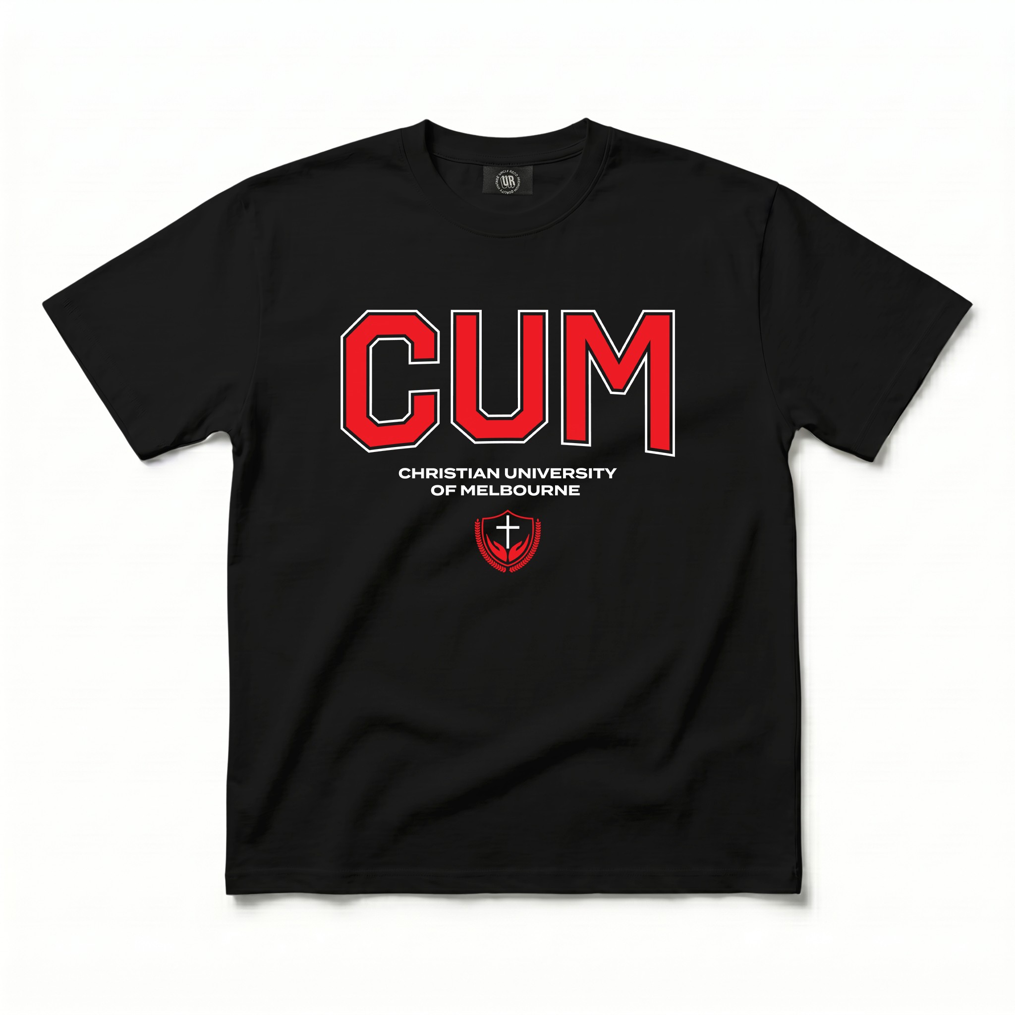 CUM UNIVERSITY BLACK TEE CUM UNIVERSITY BLACK TEE
