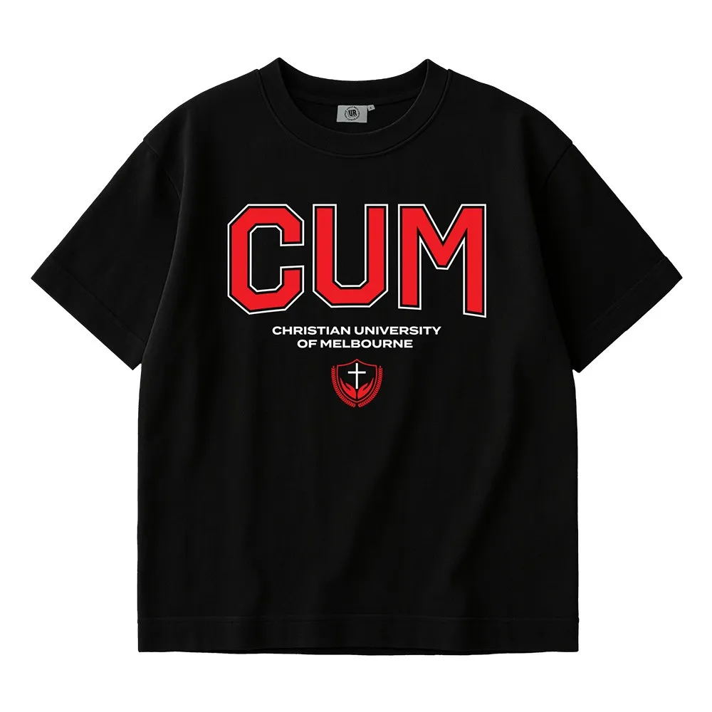 CUM UNIVERSITY BLACK TEE CUM UNIVERSITY BLACK TEE