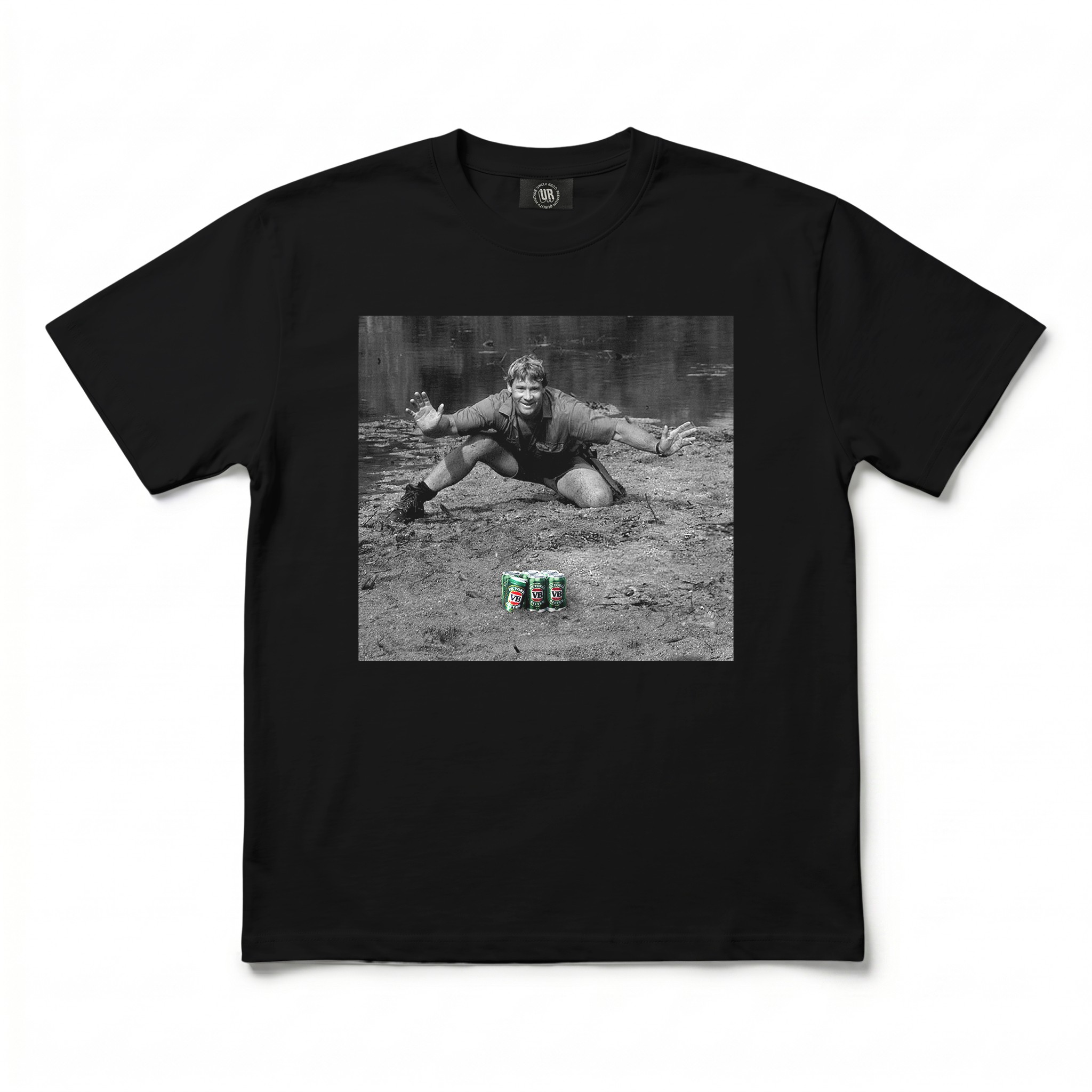 GREEN DEMON BLACK TEE GREEN DEMON BLACK TEE