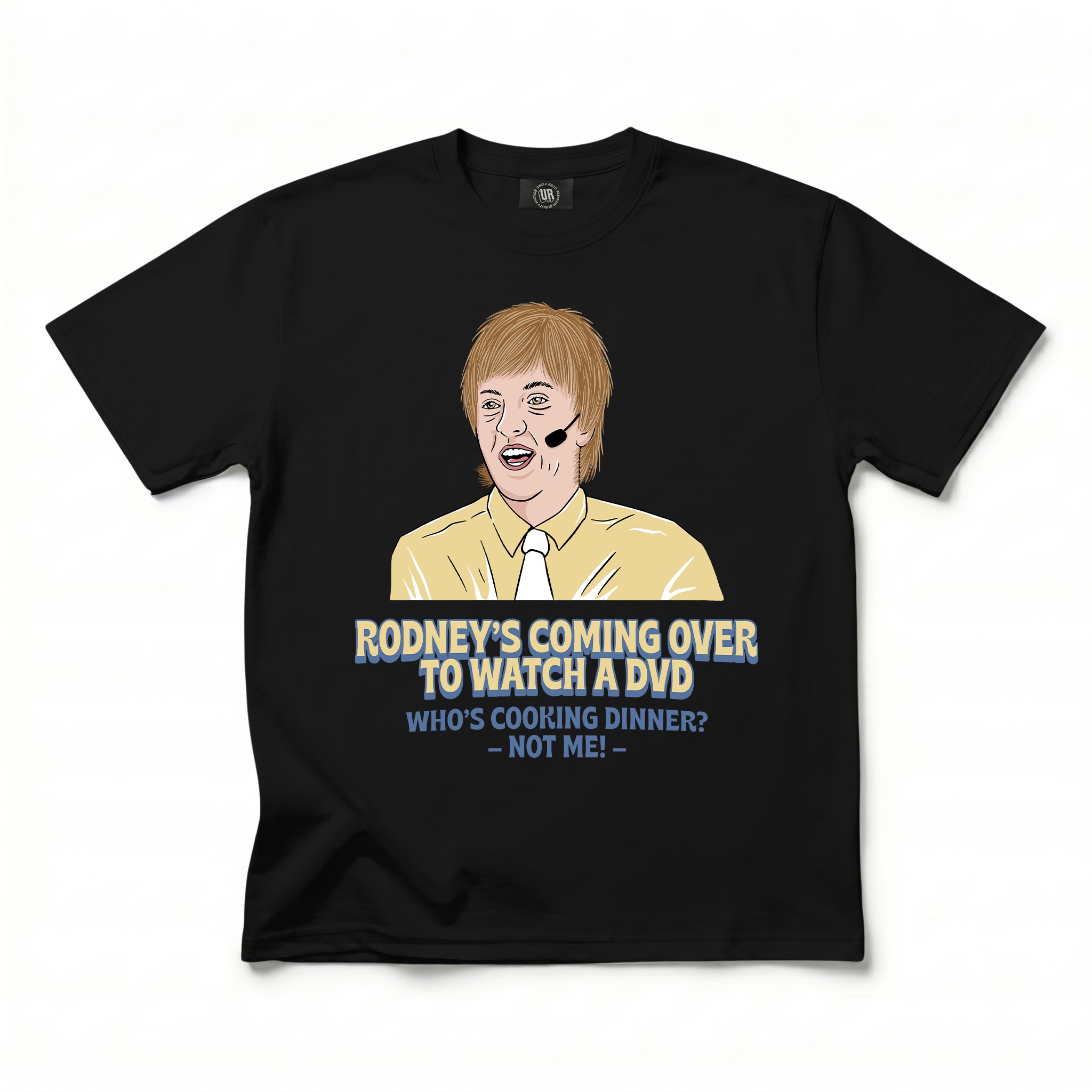 RODNEY'S COMING OVER BLACK TEE RODNEY'S COMING OVER BLACK TEE