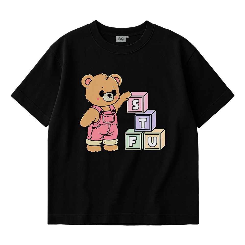 STFU BLACK TEE, Stfu Black T-Shirt STFU BLACK TEE, Stfu Black T-Shirt