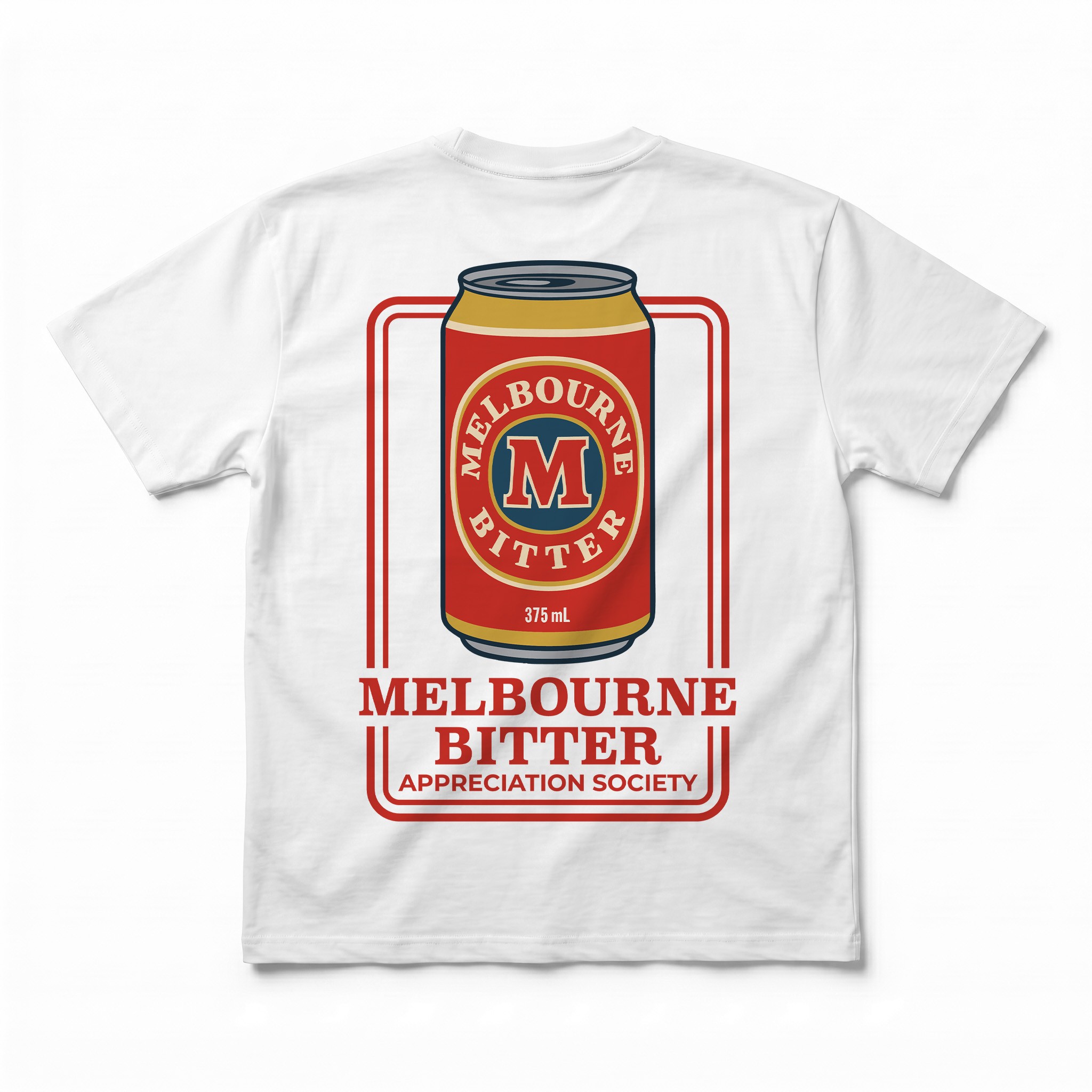 MELBOURNE BITTER APPRECIATION SOCIETY WHITE TEE