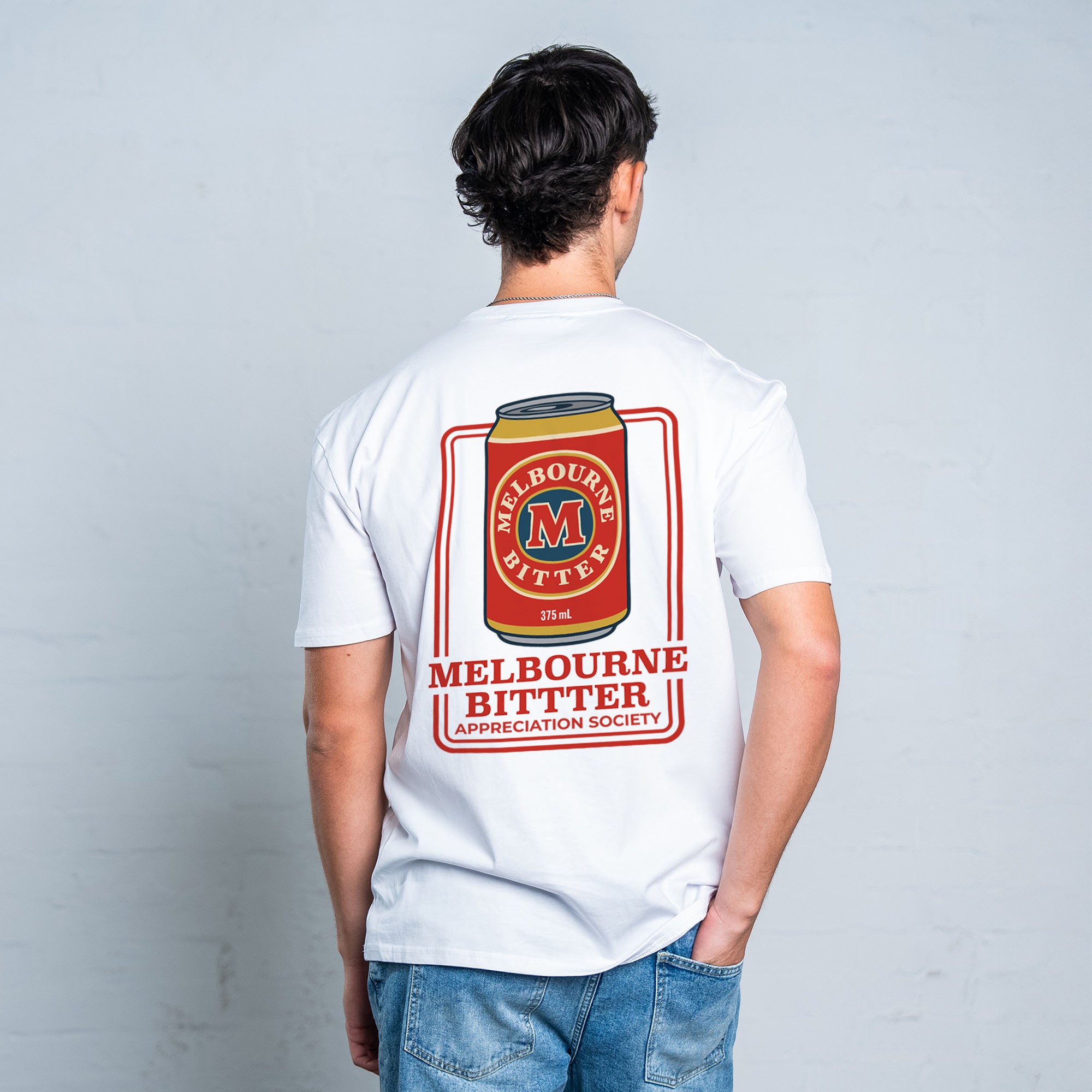 MELBOURNE BITTER APPRECIATION SOCIETY WHITE TEE
