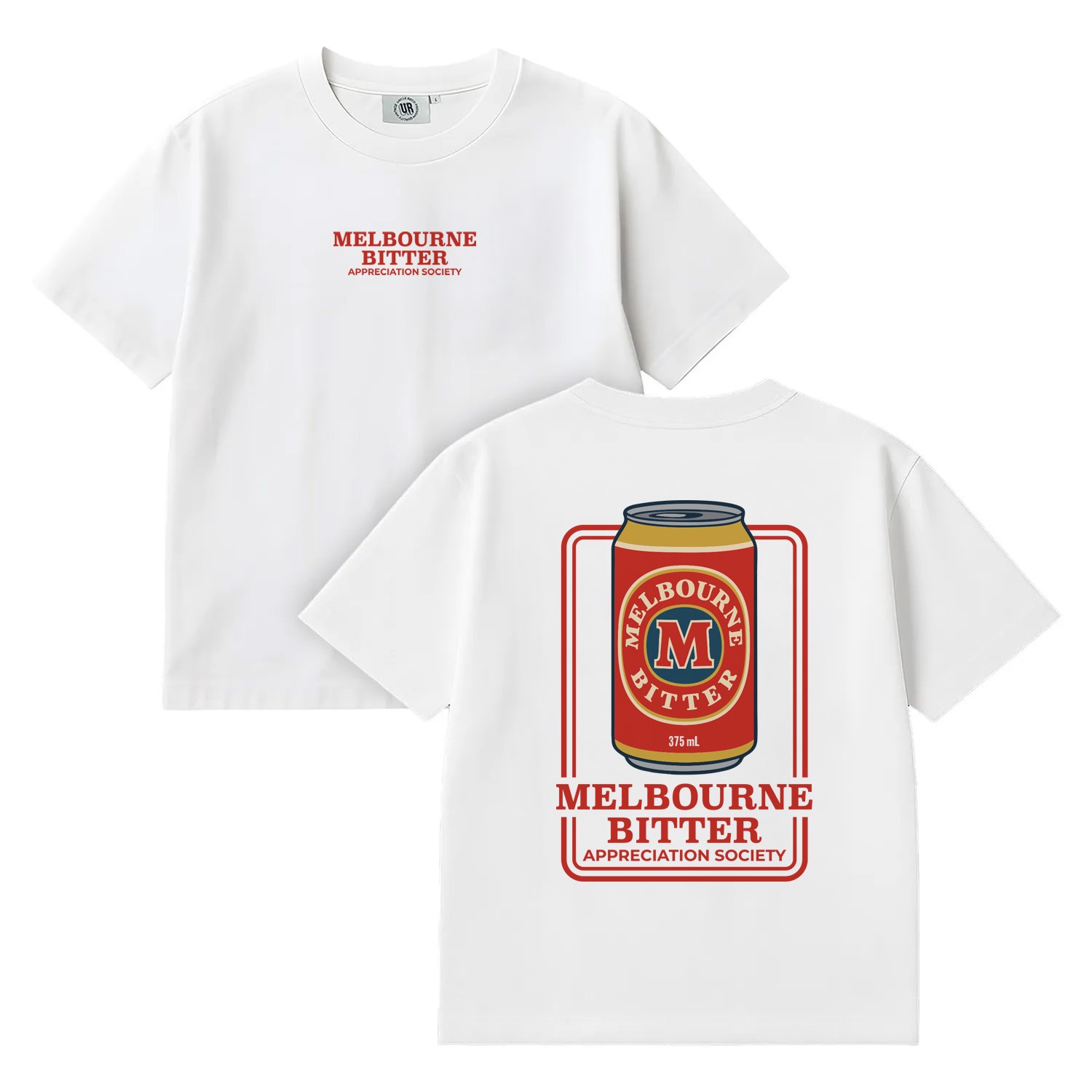 MELBOURNE BITTER APPRECIATION SOCIETY WHITE TEE