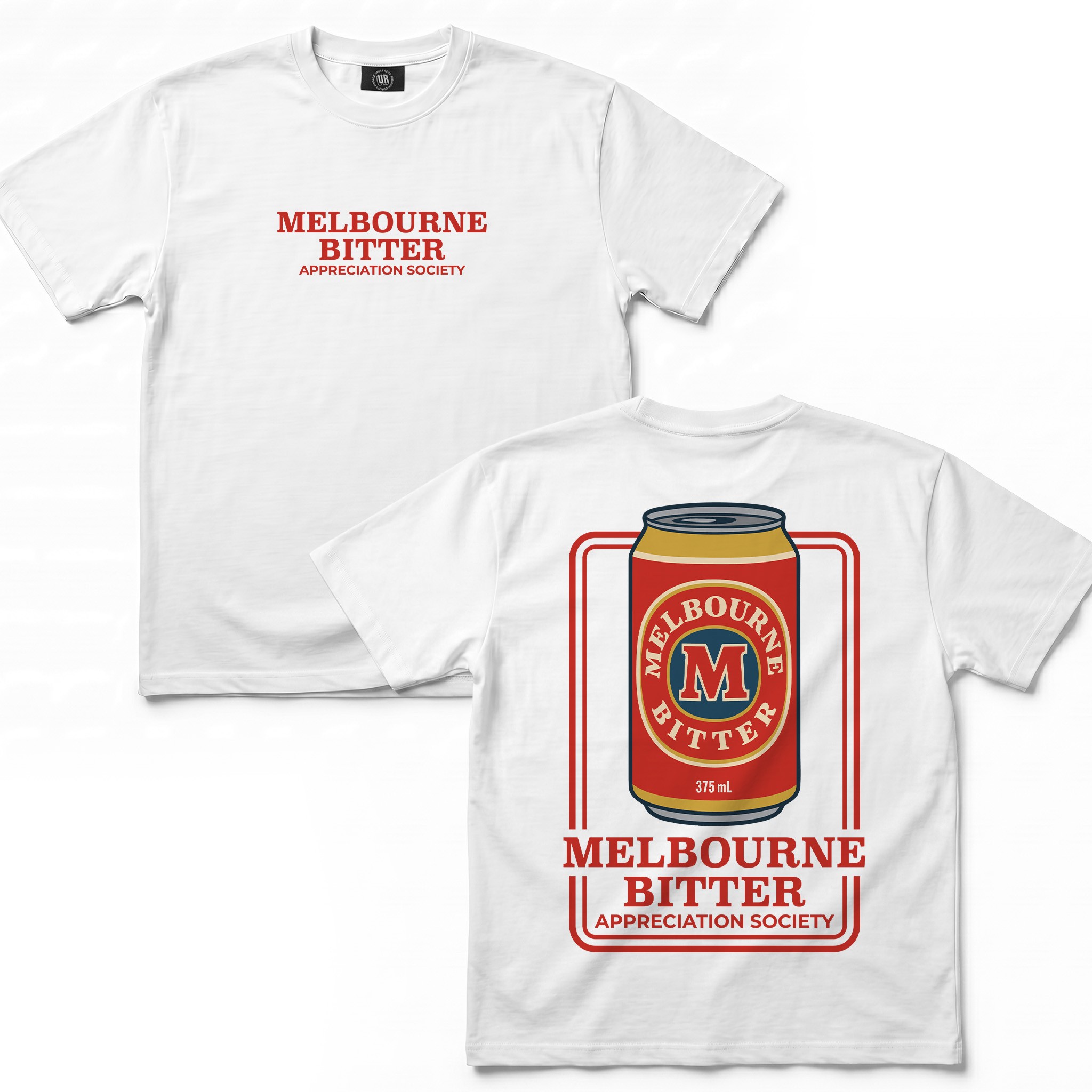 MELBOURNE BITTER APPRECIATION SOCIETY WHITE TEE MELBOURNE BITTER APPRECIATION SOCIETY WHITE TEE