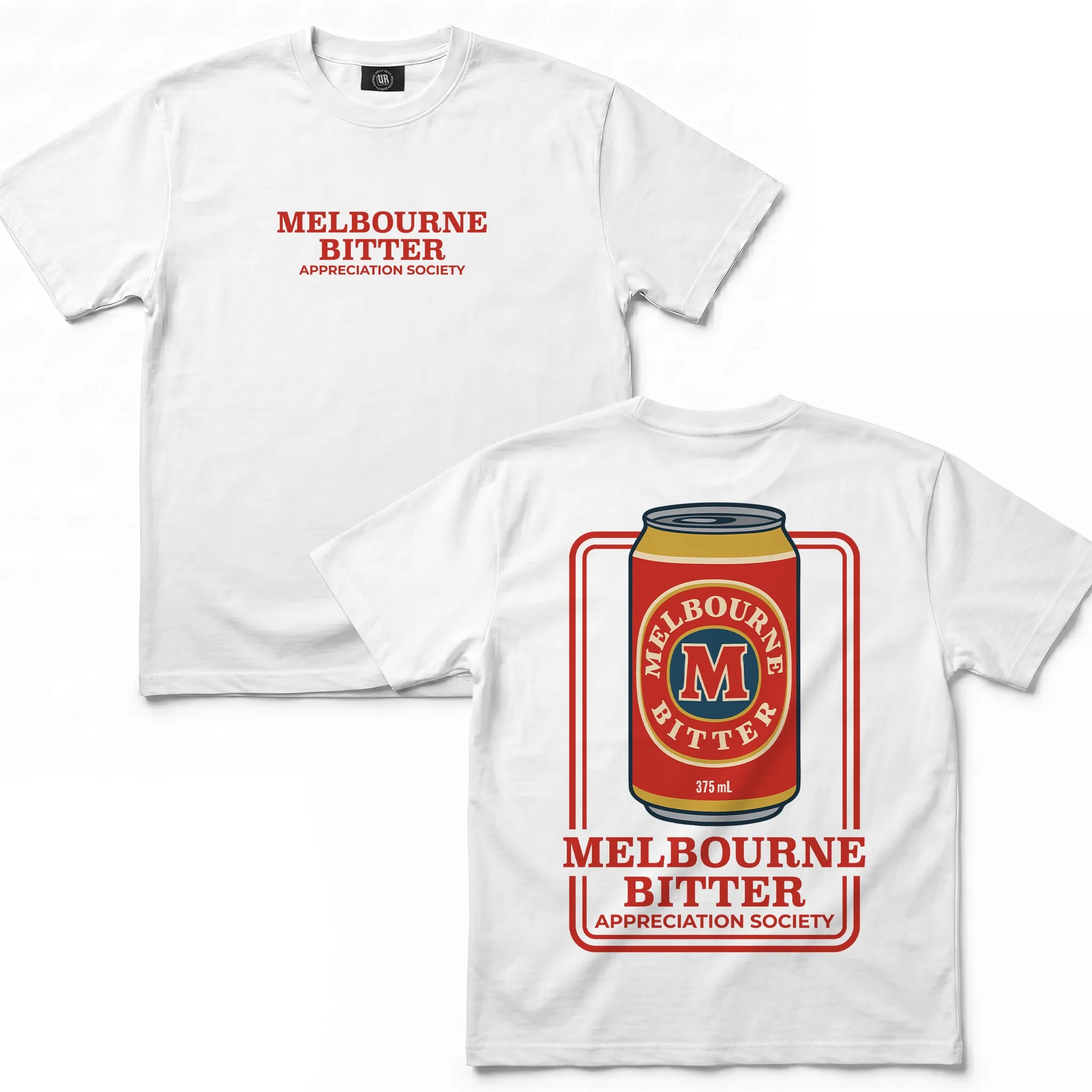 MELBOURNE BITTER APPRECIATION SOCIETY WHITE TEE MELBOURNE BITTER APPRECIATION SOCIETY WHITE TEE