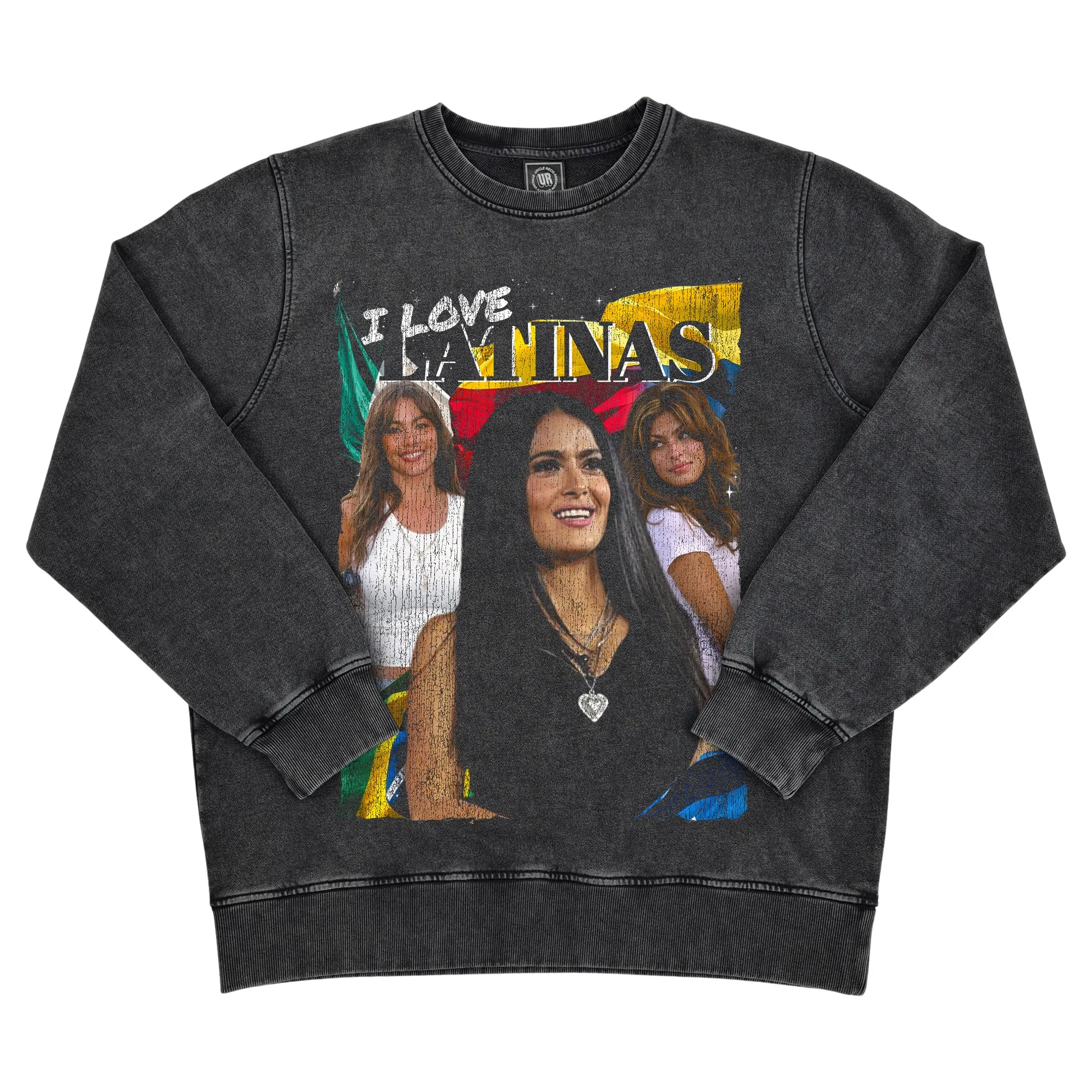 VINTAGE OG THREE I LOVE LATINAS CREW VINTAGE OG THREE I LOVE LATINAS CREW