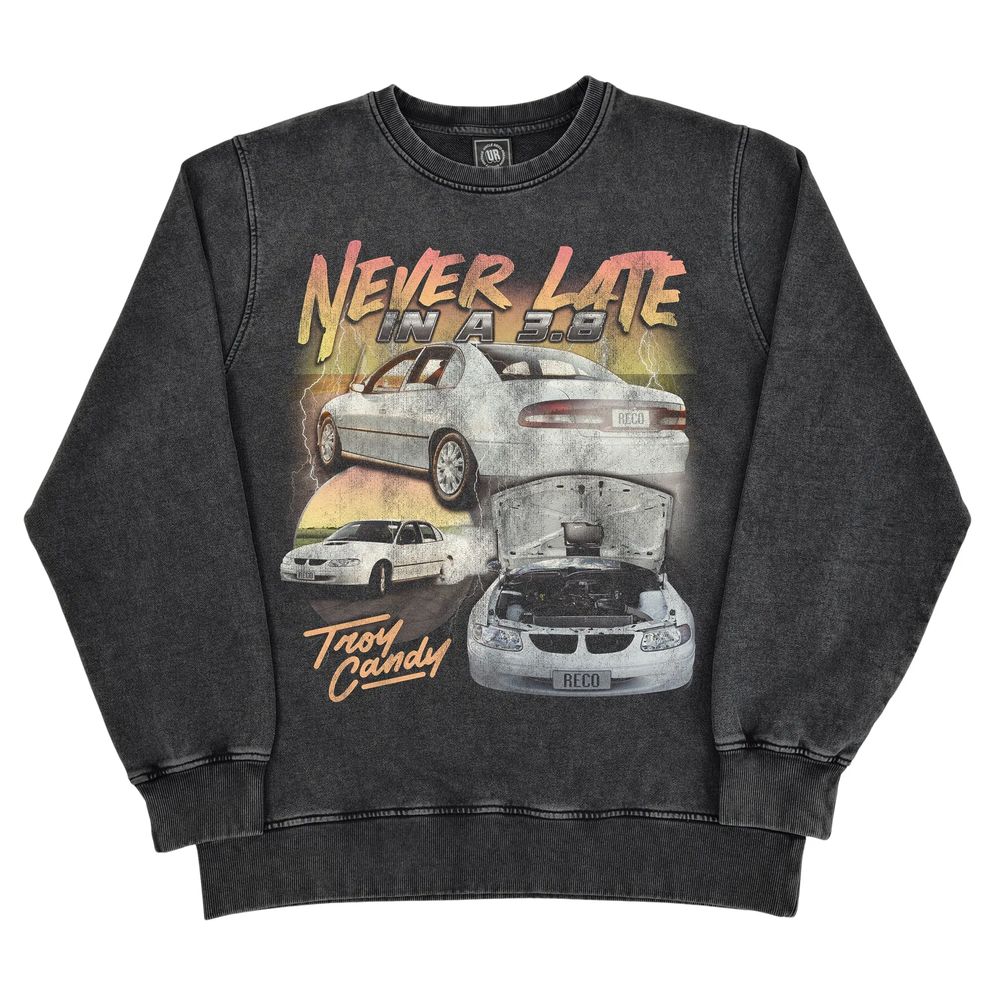 VINTAGE NEVER LATE CREW VINTAGE NEVER LATE CREW