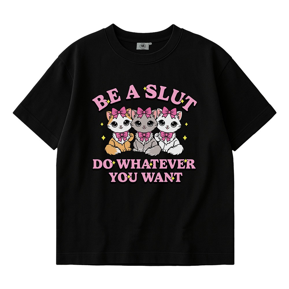 DO WHATEVER YOU WANT BLACK TEE
