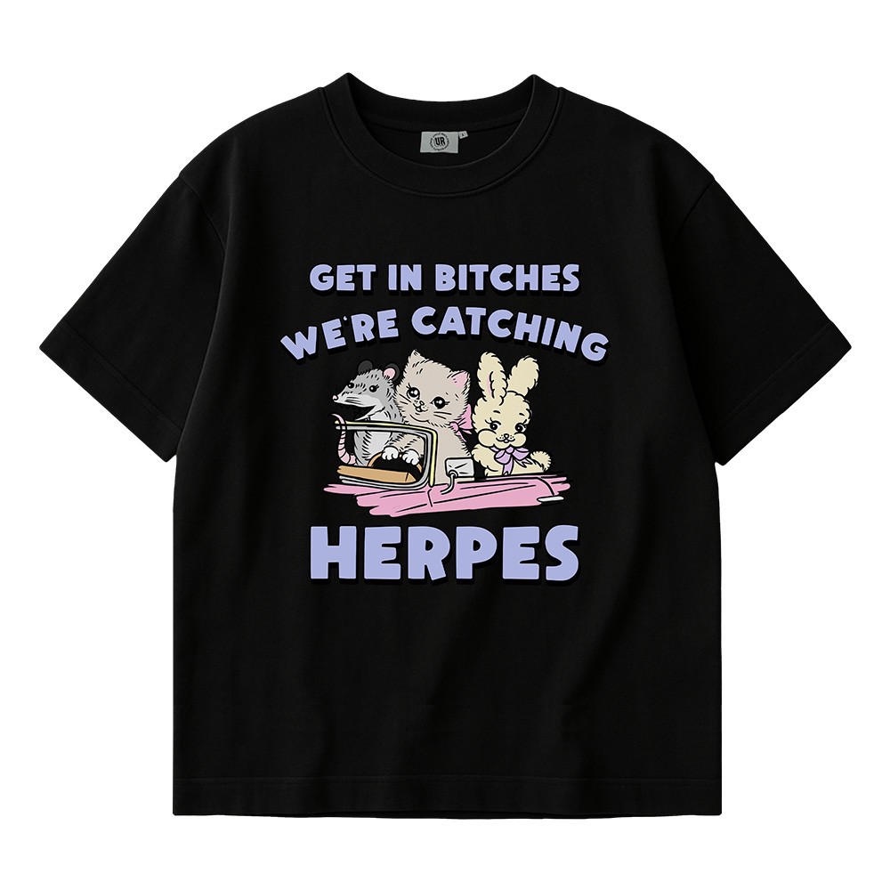 GET IN BITCHES BLACK TEE GET IN BITCHES BLACK TEE