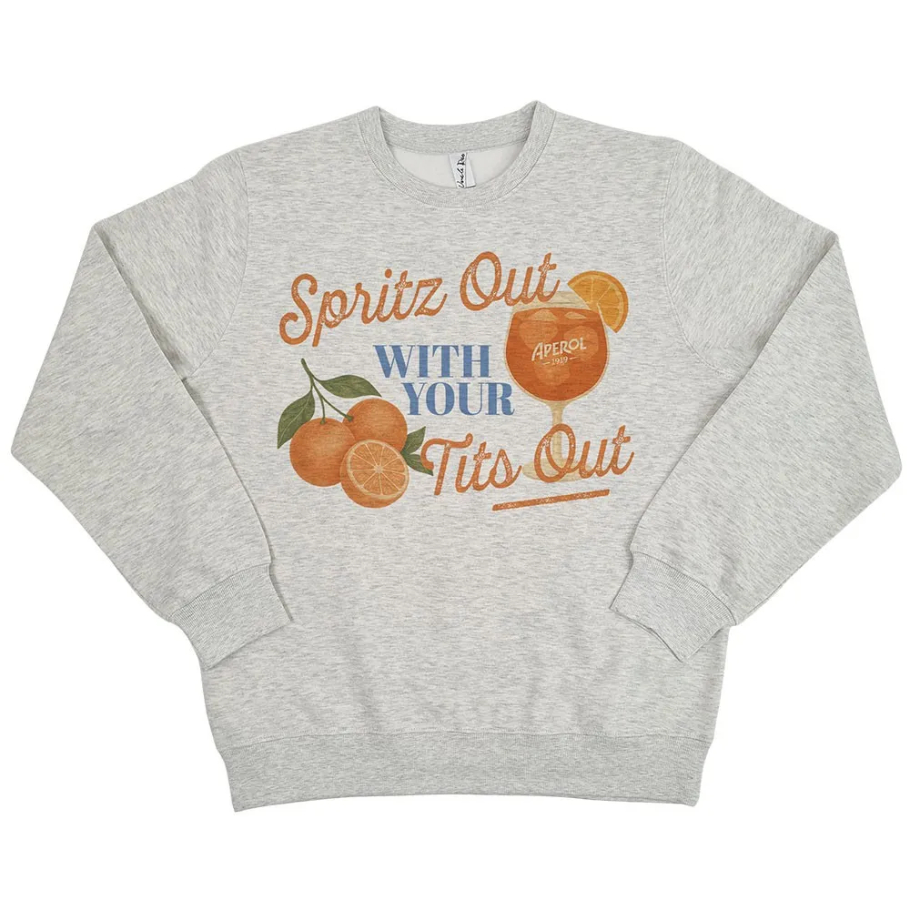 SPRITZ OUT WHITE MARLE CREW