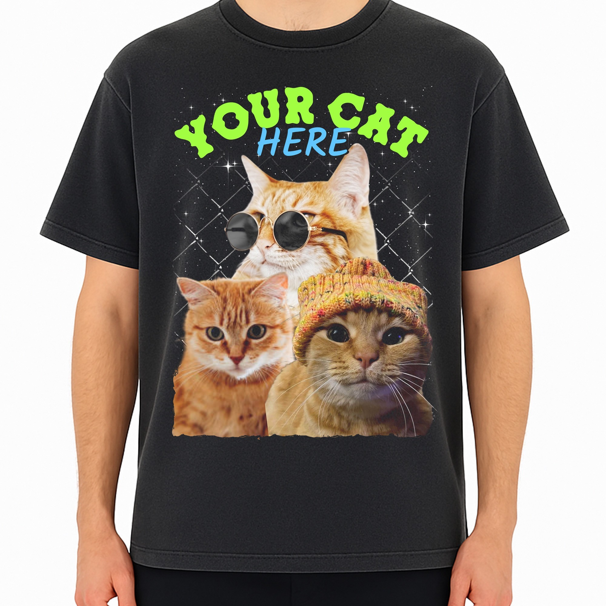 Custom Cat Tee - Upload Your Cat’s Face