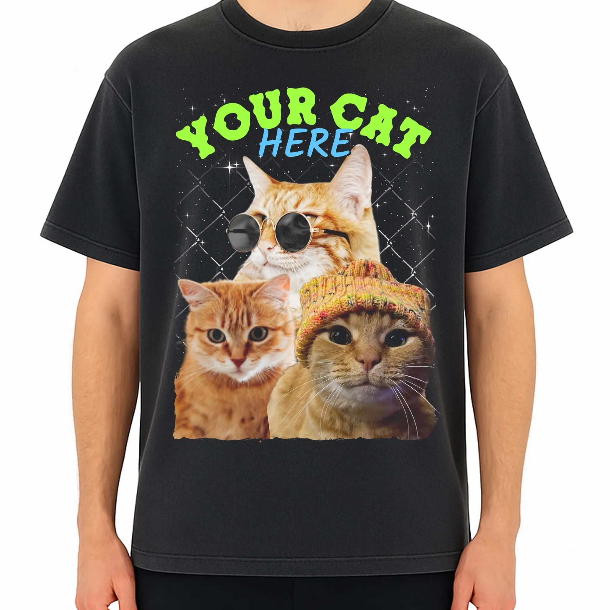 Custom Cat Tee - Upload Your Cat’s Face
