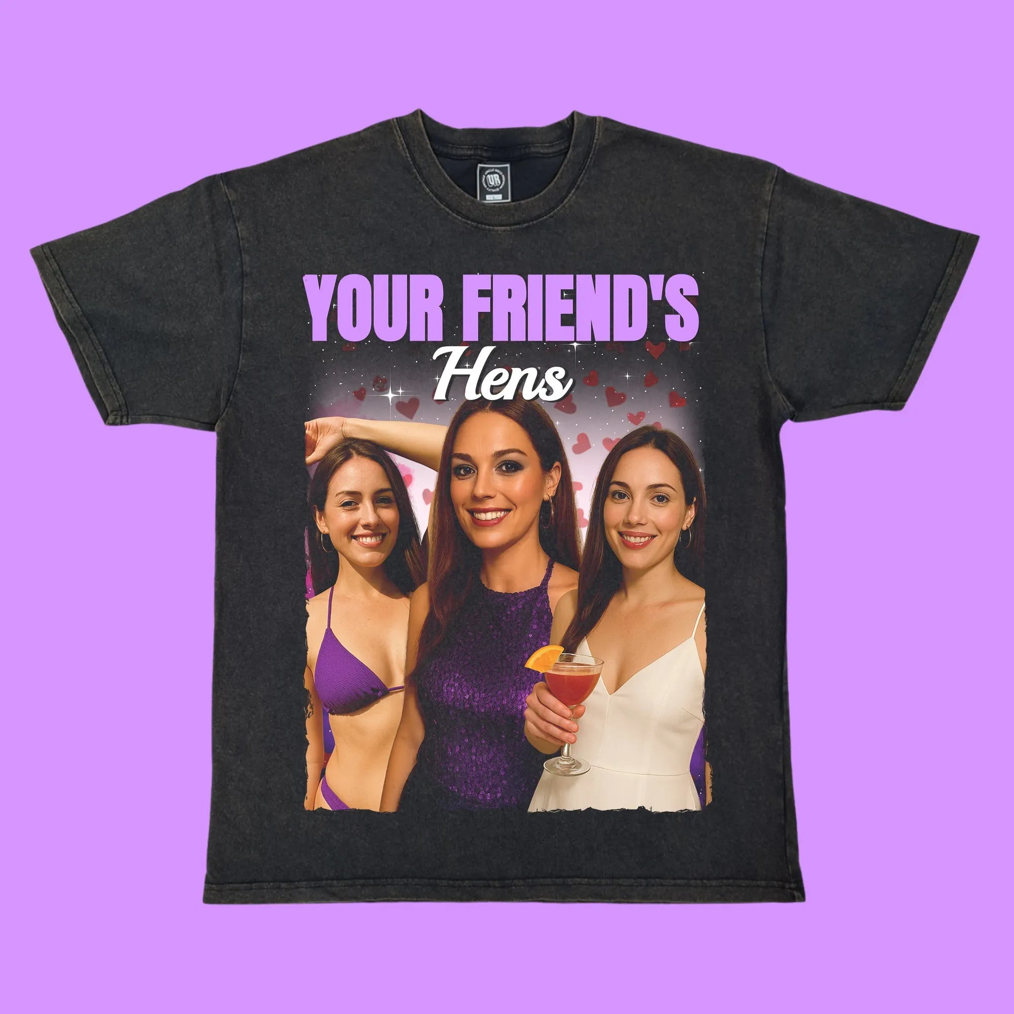 Personalised Custom Hens Night Tees - Bride Squad T-shirt Builde