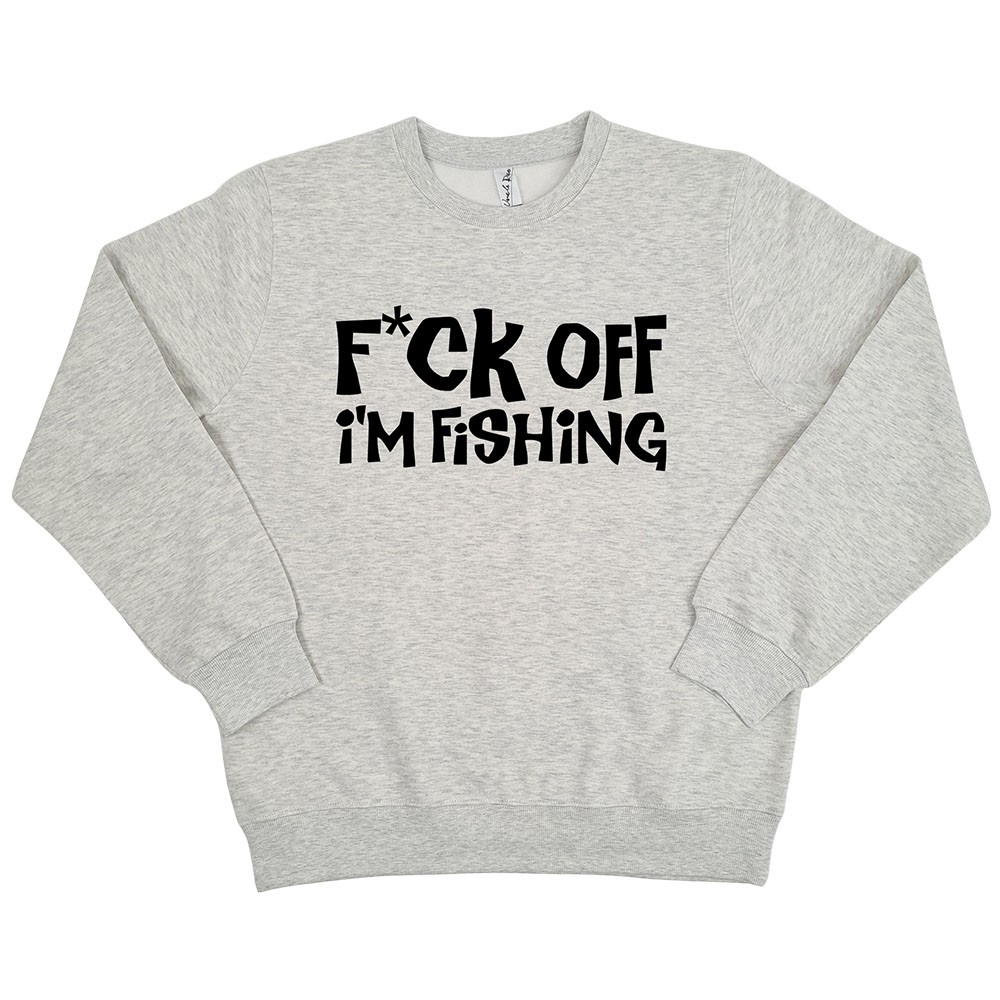F OFF I'M FISHING WHITE MARLE CREW