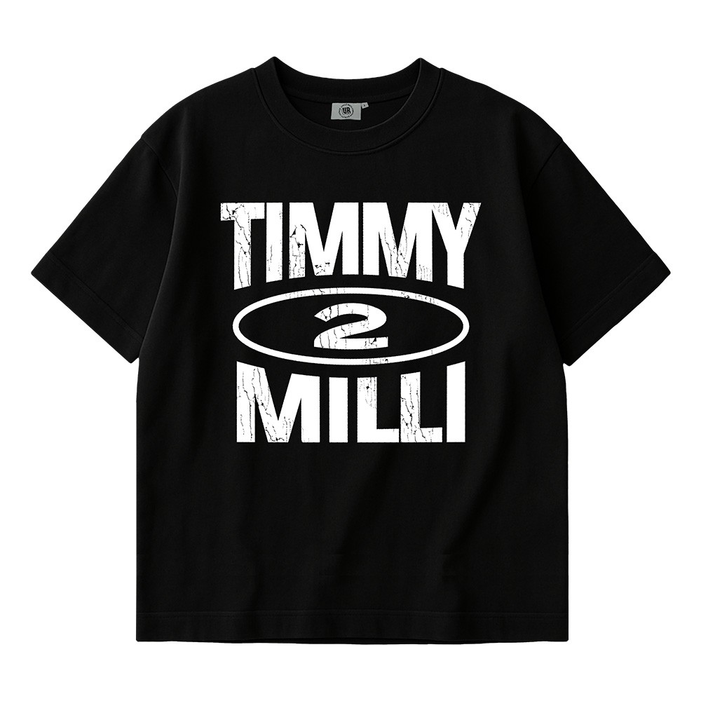 TIMMY 2 MILLI BLACK TEE, Timmy 2 Milli Black T-Shirt TIMMY 2 MILLI BLACK TEE, Timmy 2 Milli Black T-Shirt