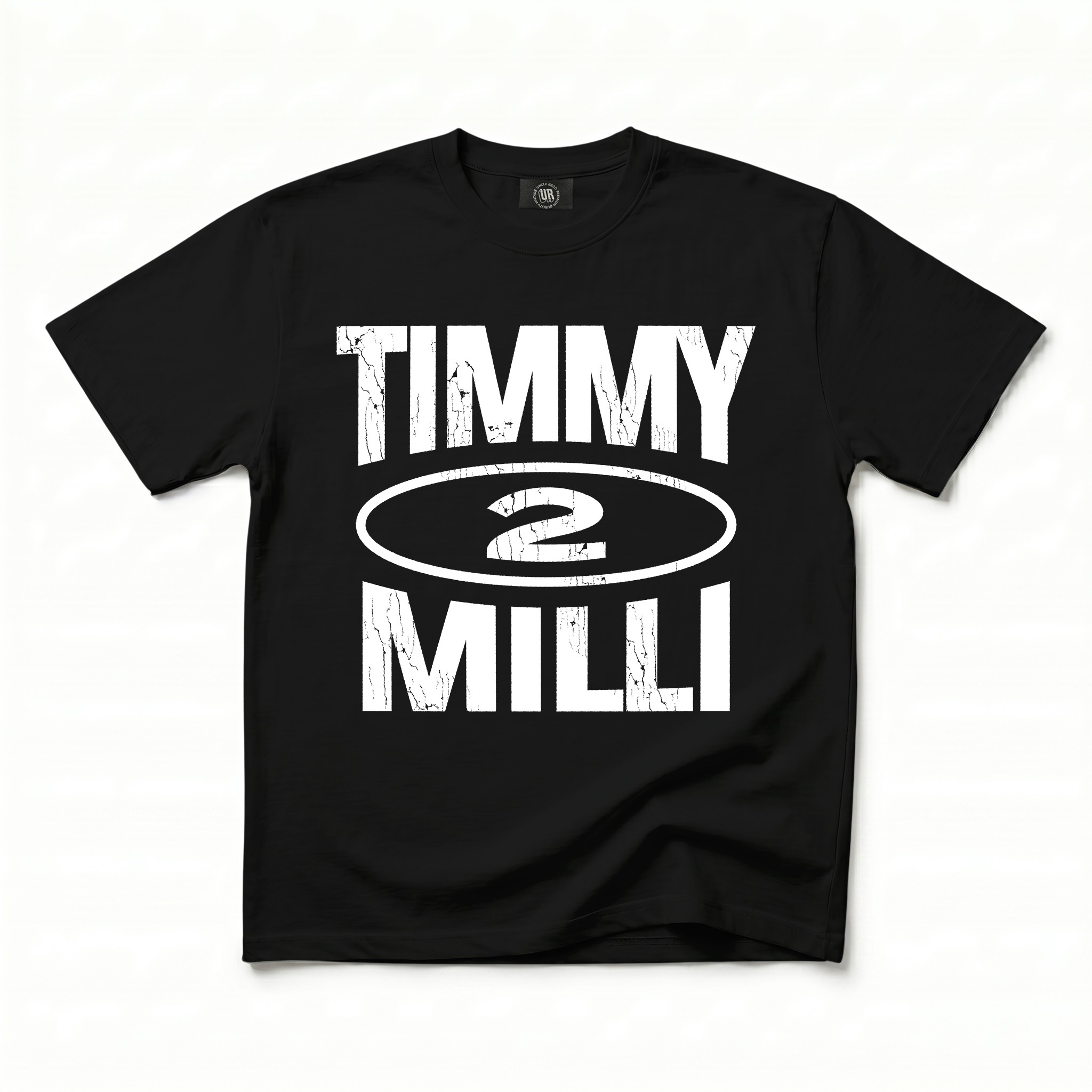 TIMMY 2 MILLI BLACK TEE TIMMY 2 MILLI BLACK TEE