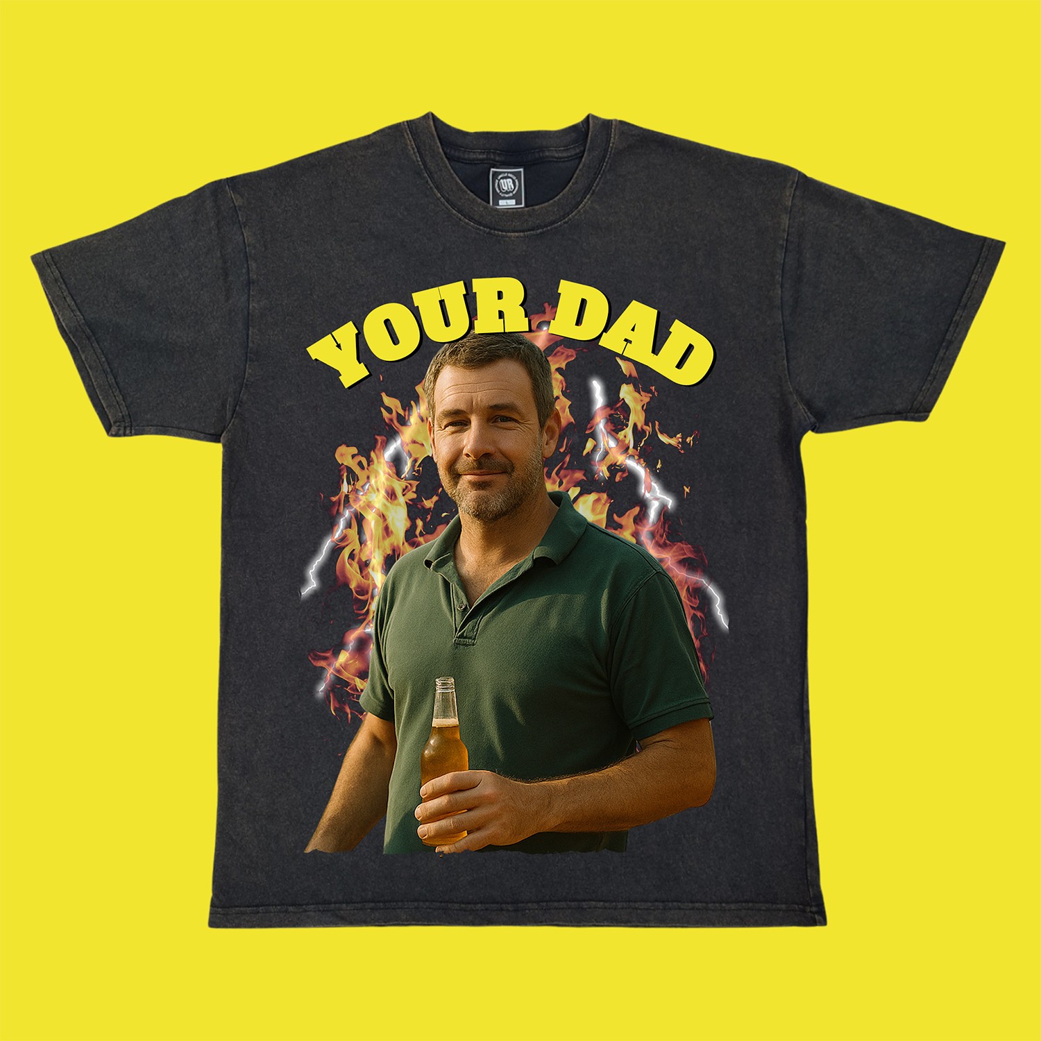 Custom Father’s Day T-Shirt – Personalised Photo Gift for Dad