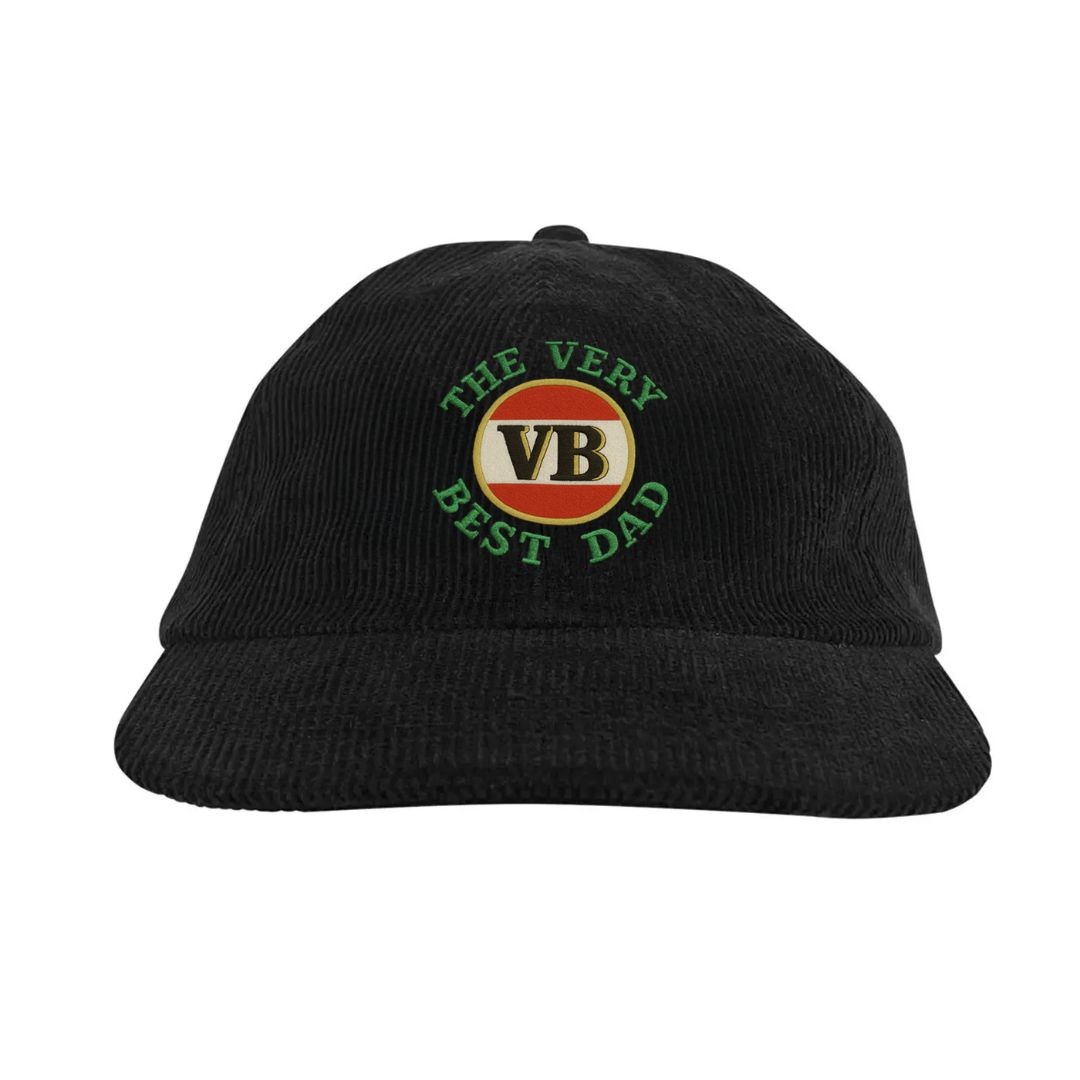 VERY BEST DAD FATHER'S DAY BLACK CORD HAT