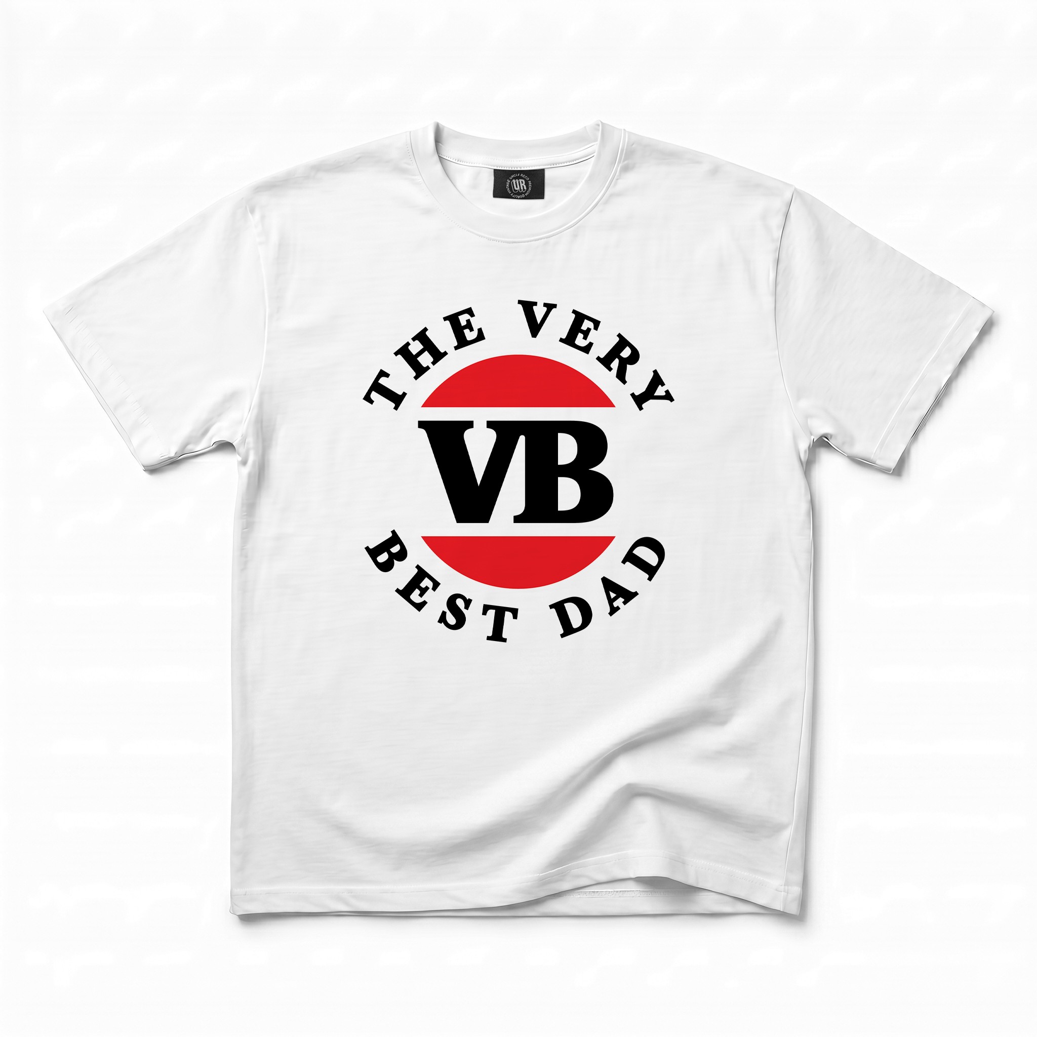 THE VERY BEST DAD MODERN LOGO WHITE TEE THE VERY BEST DAD MODERN LOGO WHITE TEE