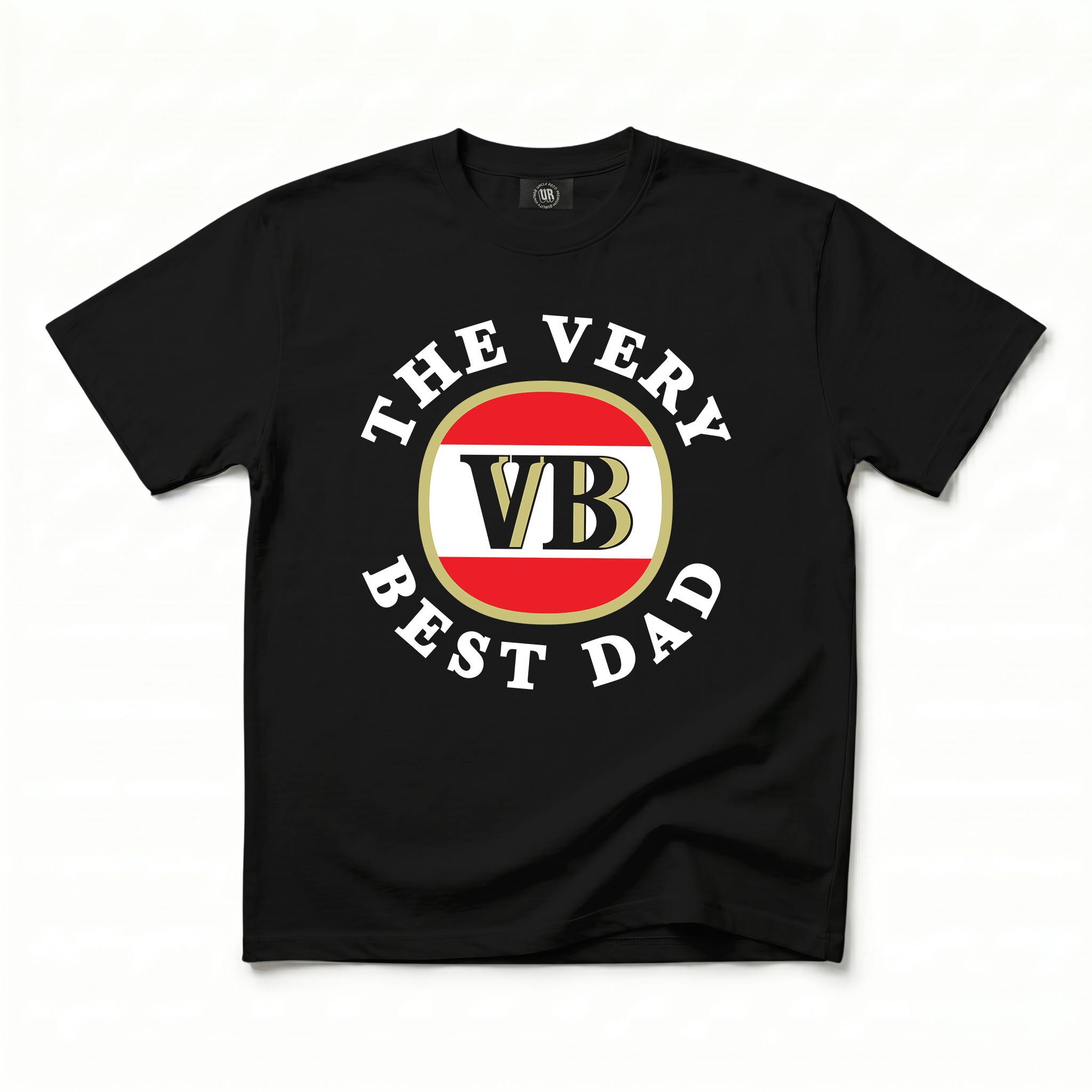 THE VERY BEST DAD HERITAGE LOGO BLACK TEE THE VERY BEST DAD HERITAGE LOGO BLACK TEE