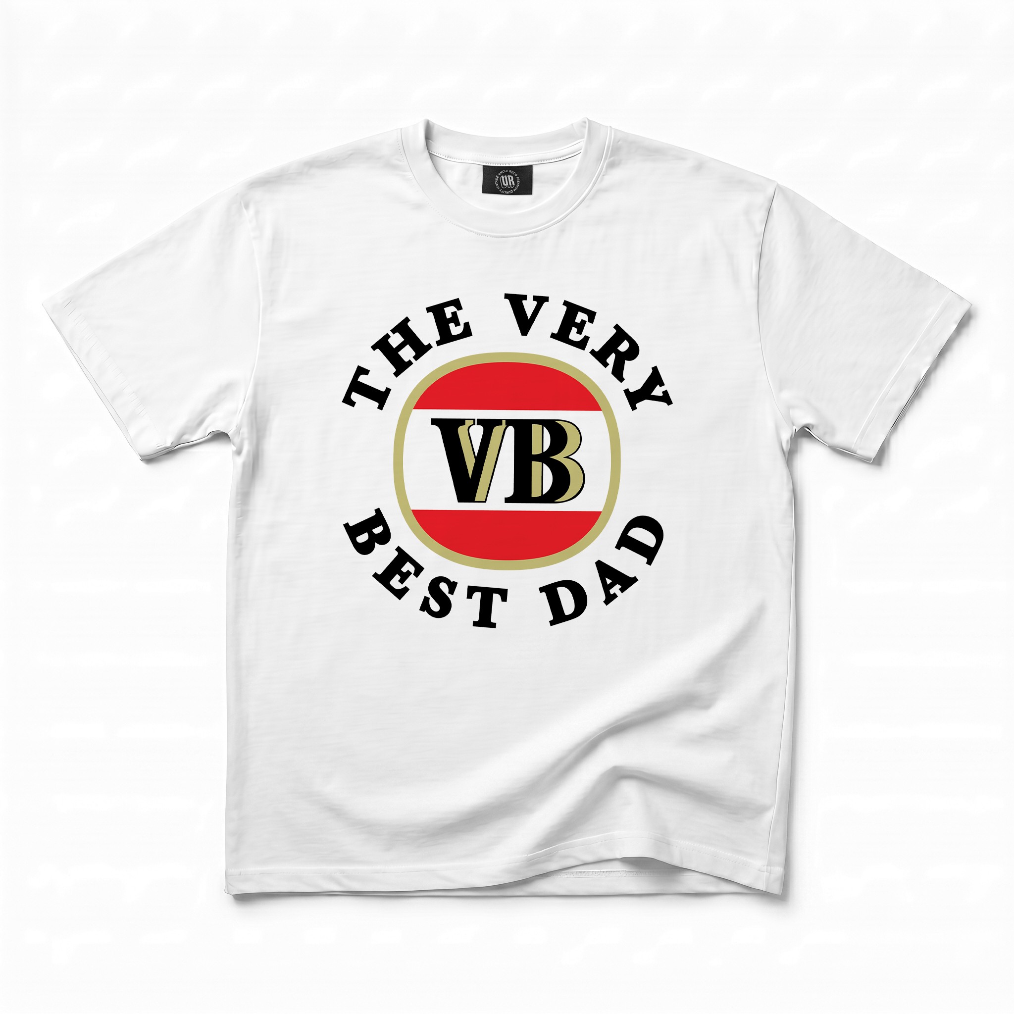 THE VERY BEST DAD HERITAGE LOGO WHITE TEE THE VERY BEST DAD HERITAGE LOGO WHITE TEE