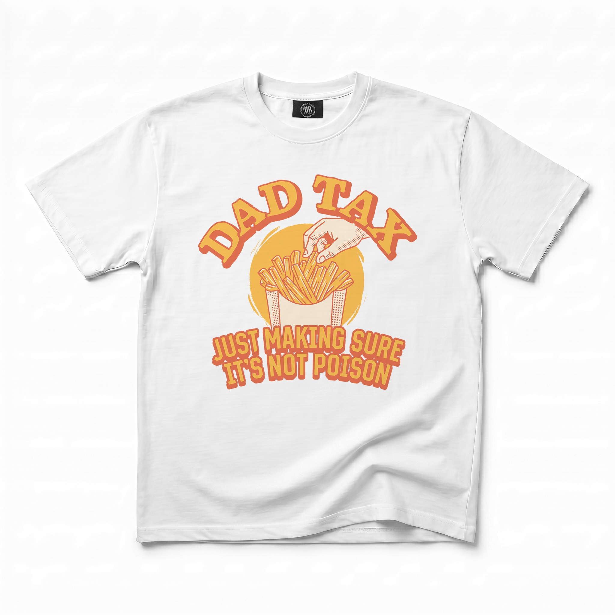 DAD TAX WHITE TEE DAD TAX WHITE TEE