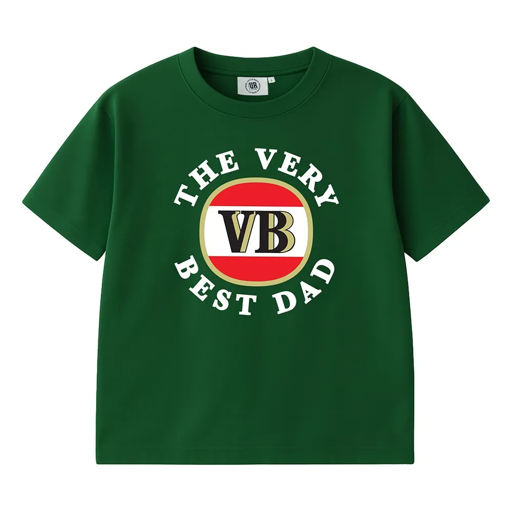 THE VERY BEST DAD HERITAGE LOGO GREEN TEE