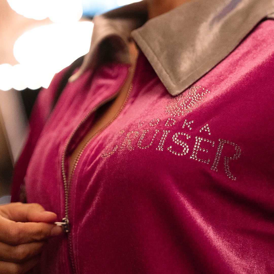 VODKA CRUISER PINK VELOUR TRACKSUIT SET