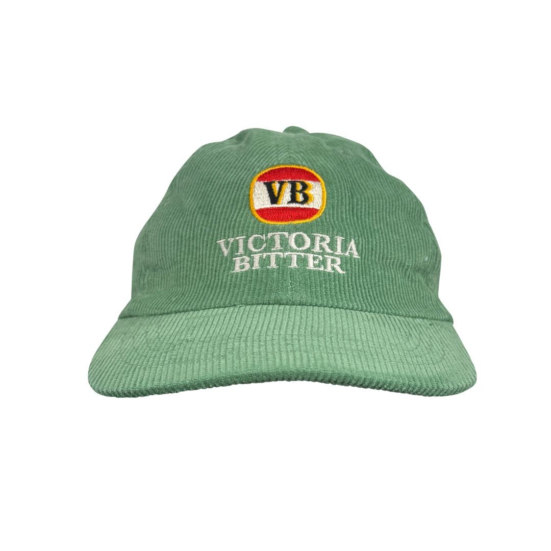 GREEN RETRO VICTORIA BITTER CORD HAT