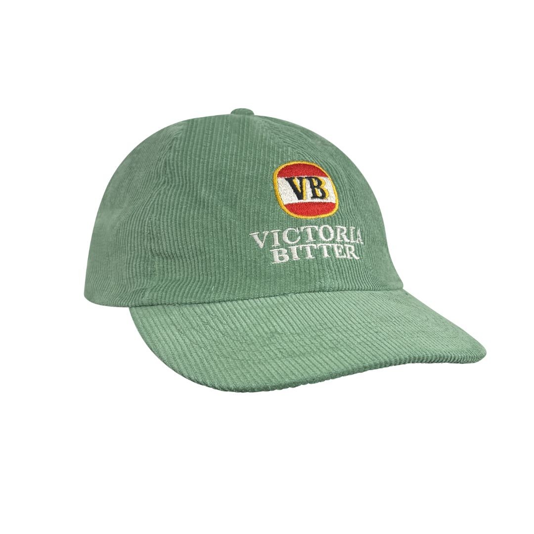 GREEN RETRO VICTORIA BITTER CORD HAT