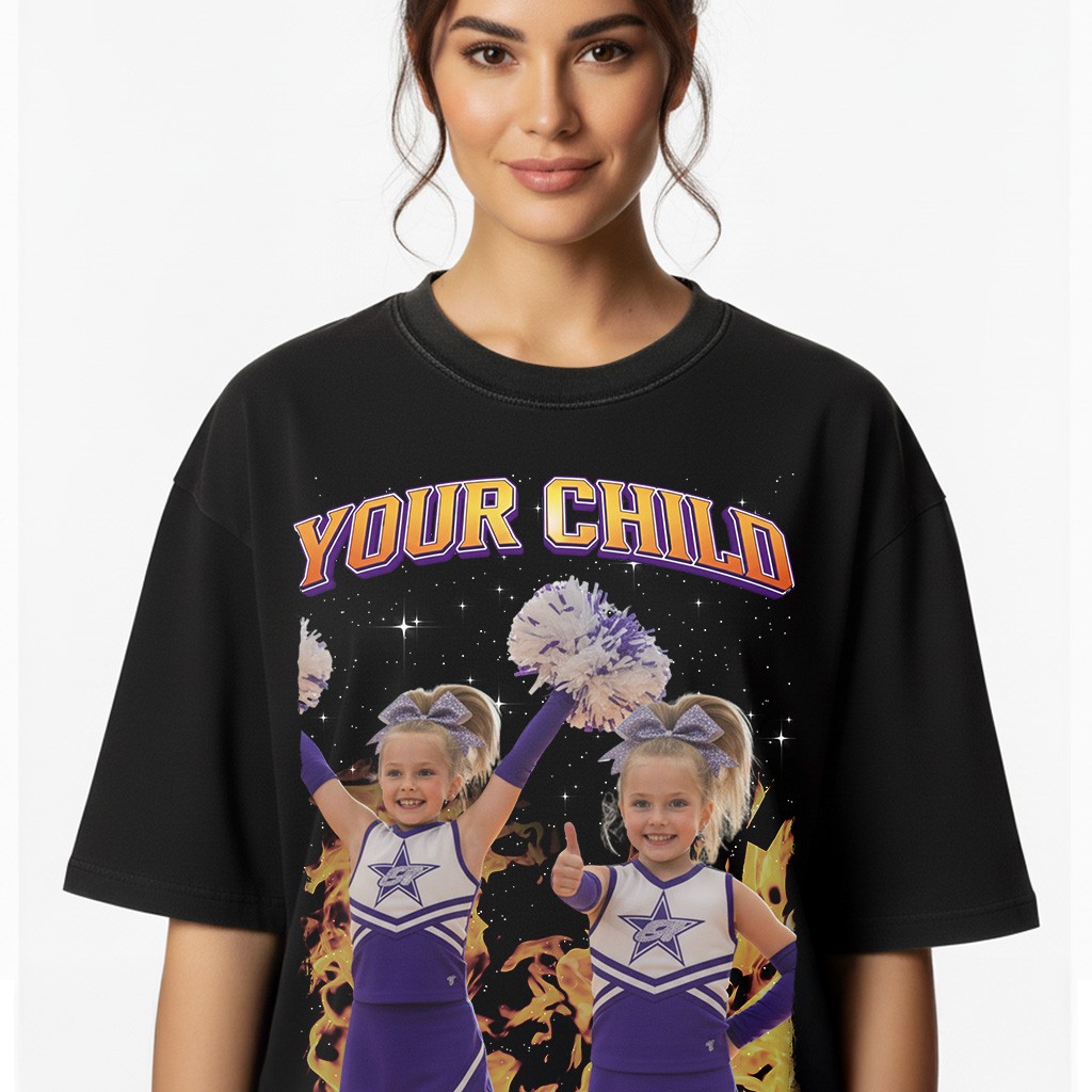 Custom Cheerleading & Dance T-Shirt – Personalised Girls Team Te