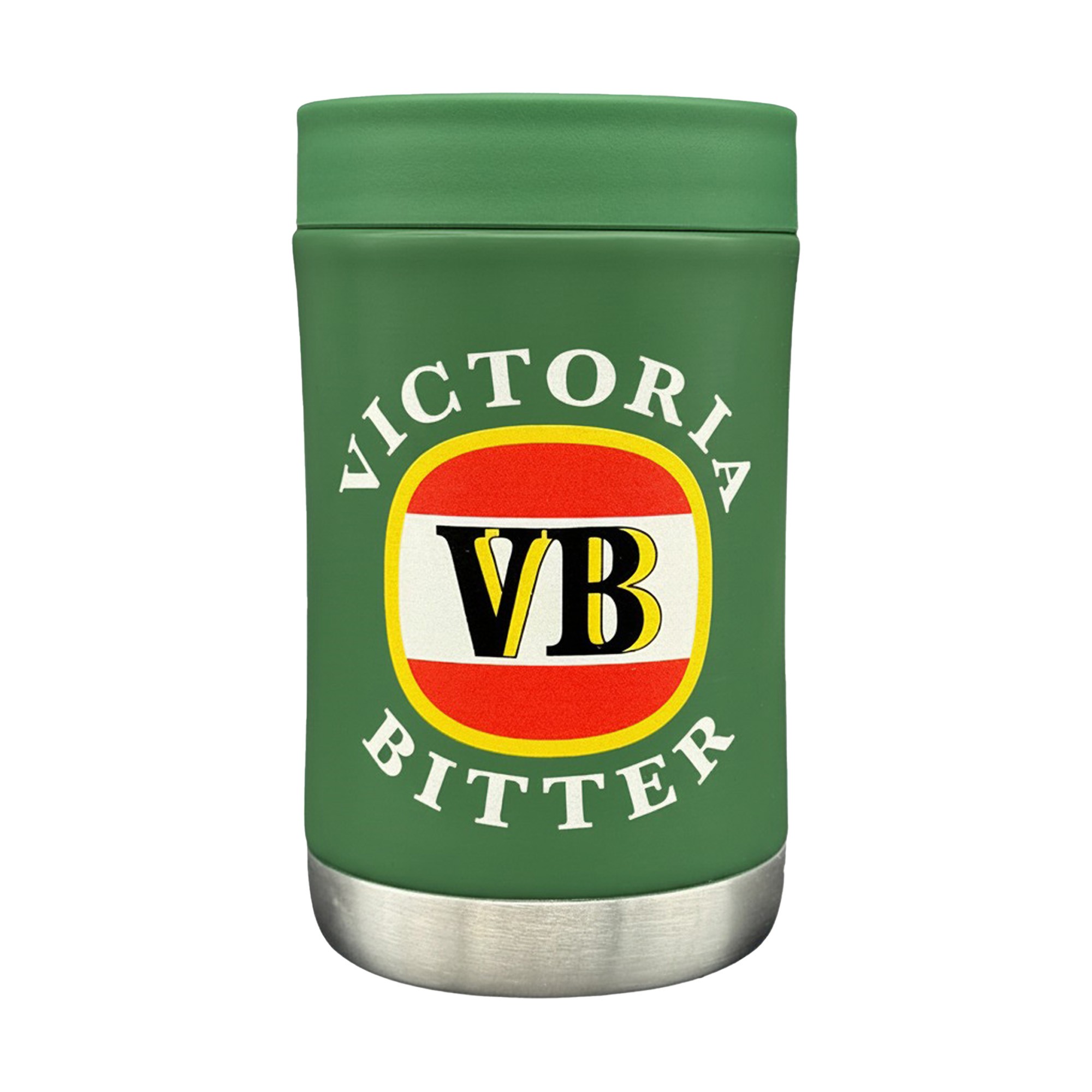 HERITAGE GREEN VICTORIA BITTER INSULATED STUBBY HOLDER