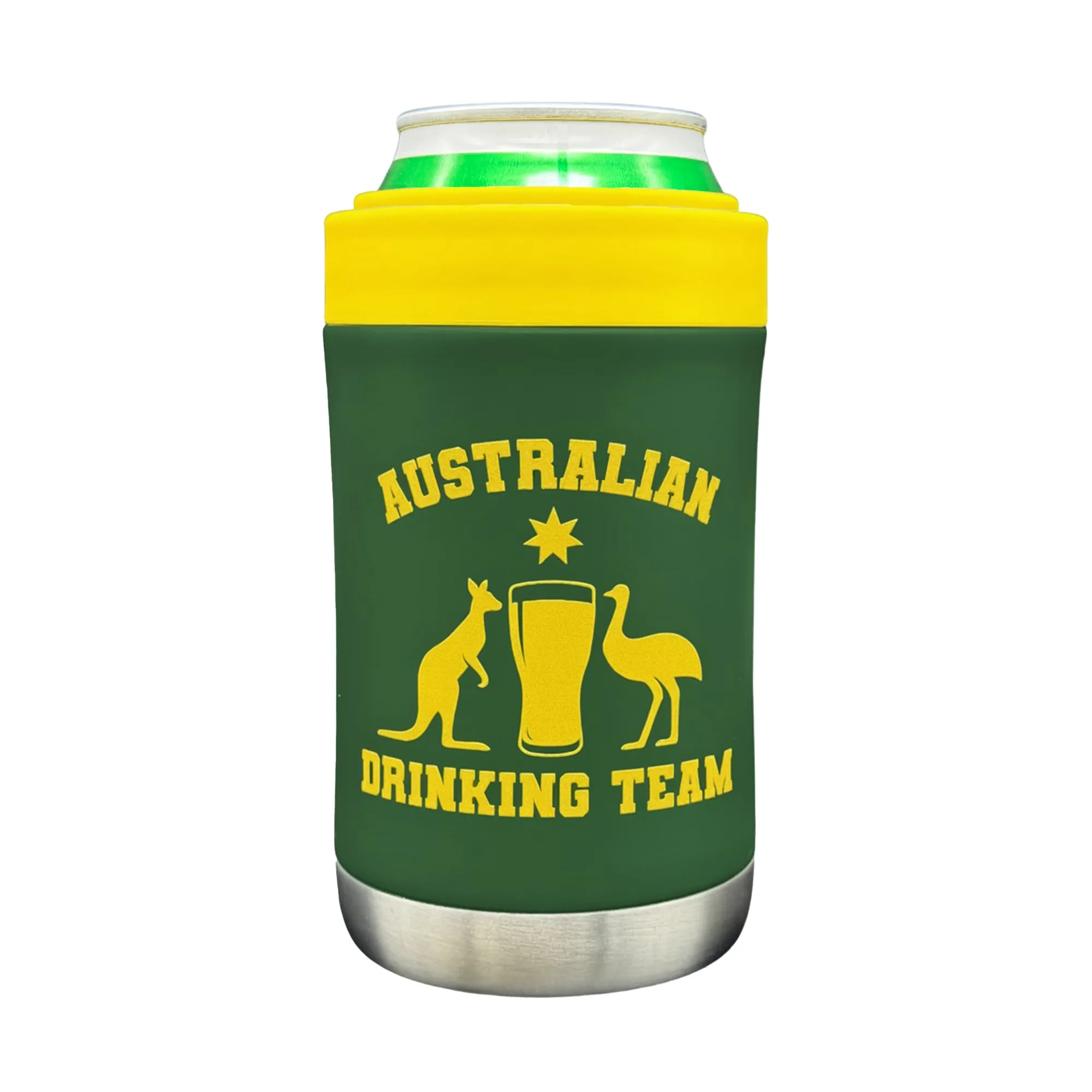 AUSTRALIAN DRINKING TEAM INSULATED DRINK HOLDER AUSTRALIAN DRINKING TEAM INSULATED DRINK HOLDER
